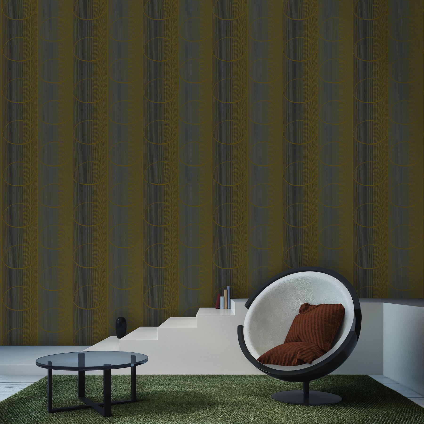 MINIMUM ORDER 4 ROLLS FOR A TOTAL OF 44 YARDS.

This design is based on the detail from a 18th century European etching. Isolating and reworking one element in the original etching we have created a 3D motif in a modern and unexpected way.

The