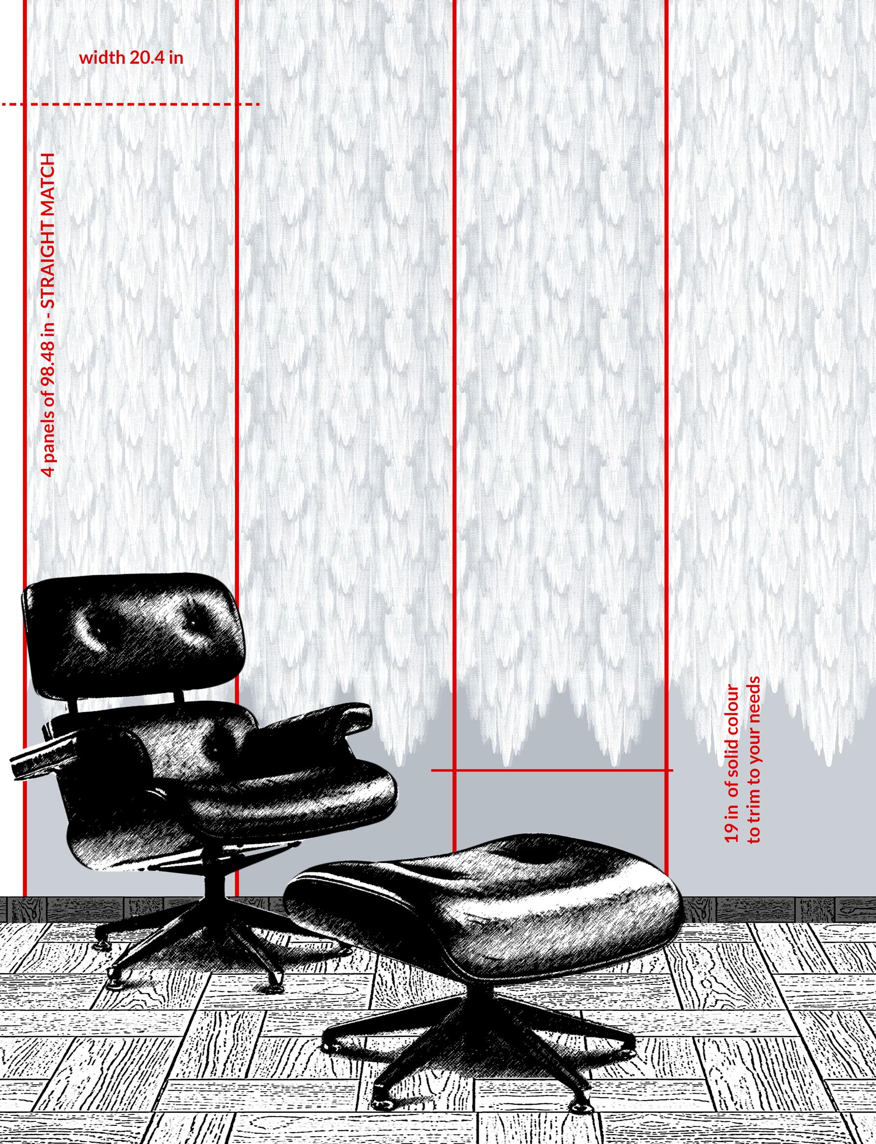 Paper Art Deco Inspired Grey & Green Wallpaper Panels: Grotto Painshill For Sale