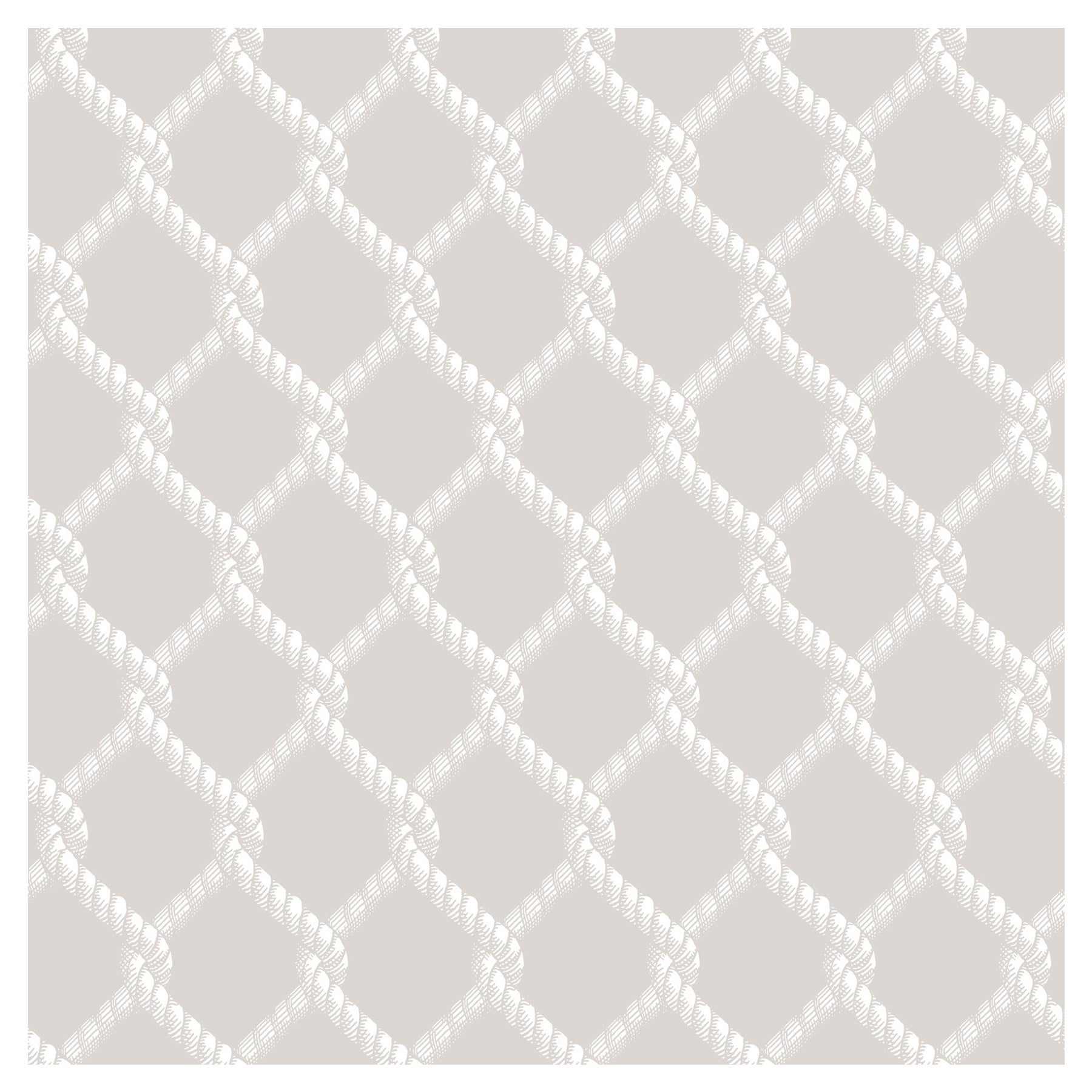 Art Deco Inspired Grey Wallpaper: Net Nougat For Sale