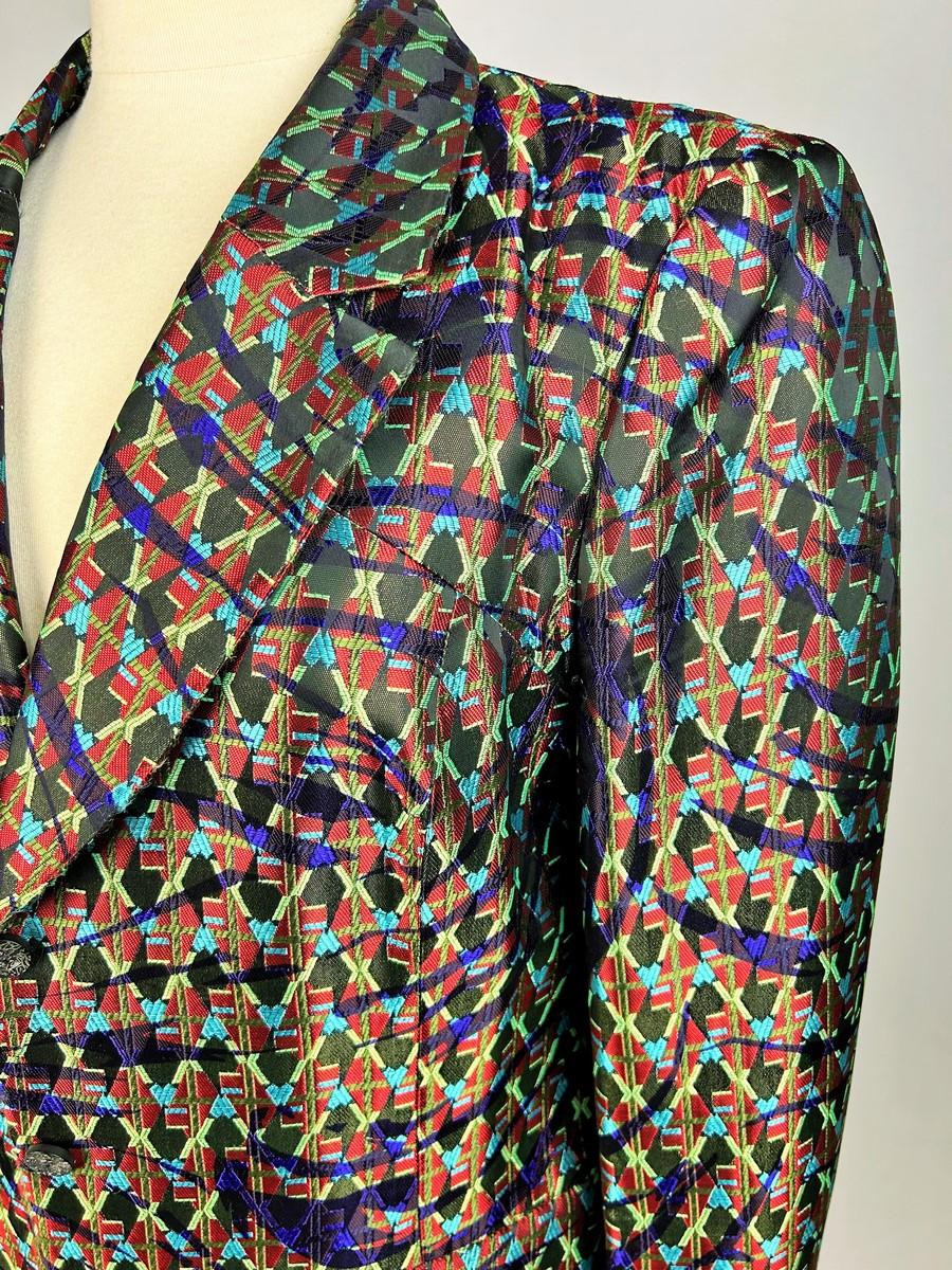 Art Deco-inspired lamé jacket by Christian Lacroix Circa 2000 For Sale 8