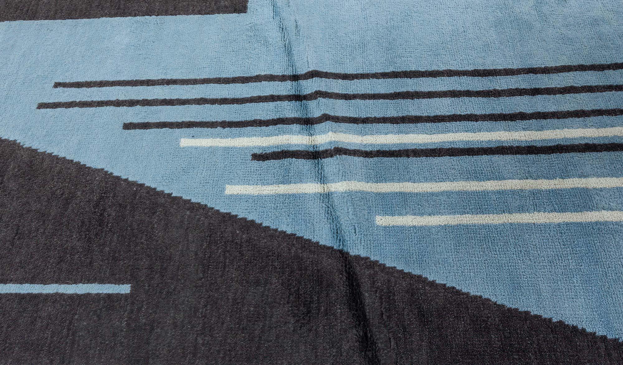 Art Déco Tappeto moderno di ispirazione Art Deco di Doris Leslie Blau in vendita