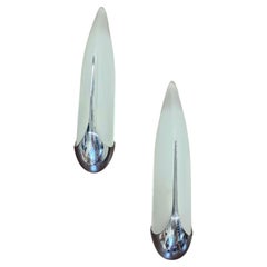 Art Deco Inspired Sconces 'Ears' by IdeArte, Spain 1980s