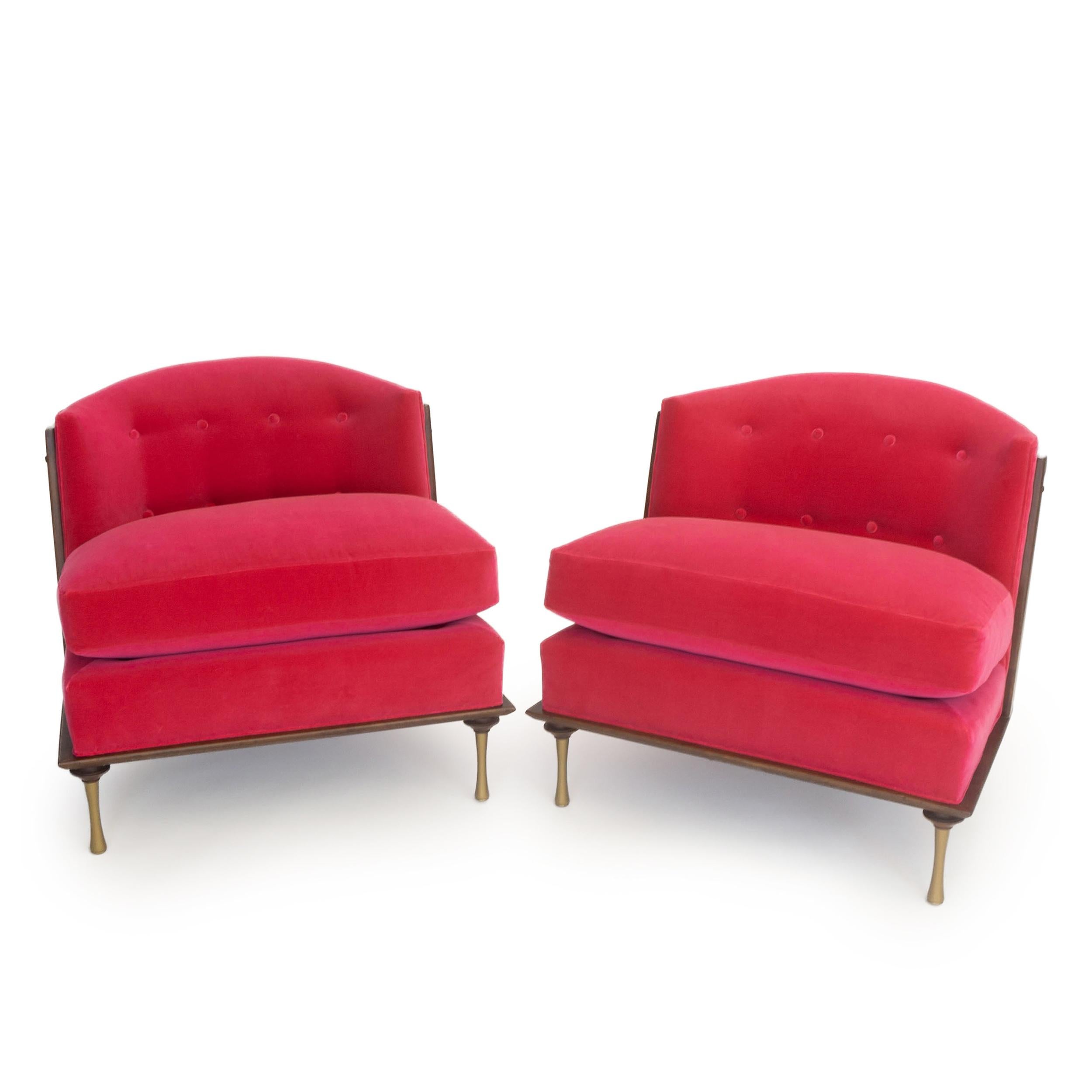 Art Deco Inspired Slipper Chair For Sale 4