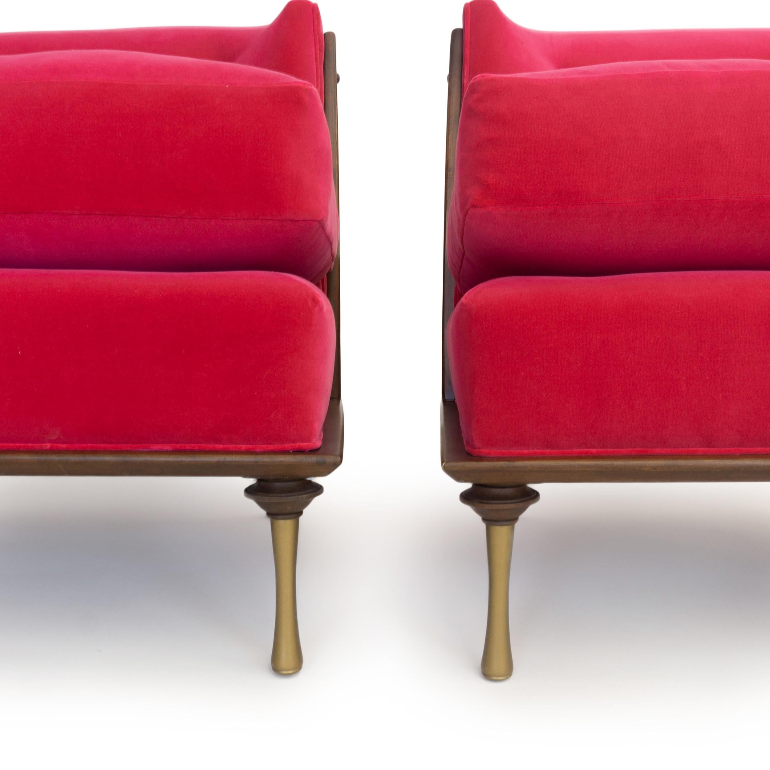 Art Deco Inspired Slipper Chair For Sale 6