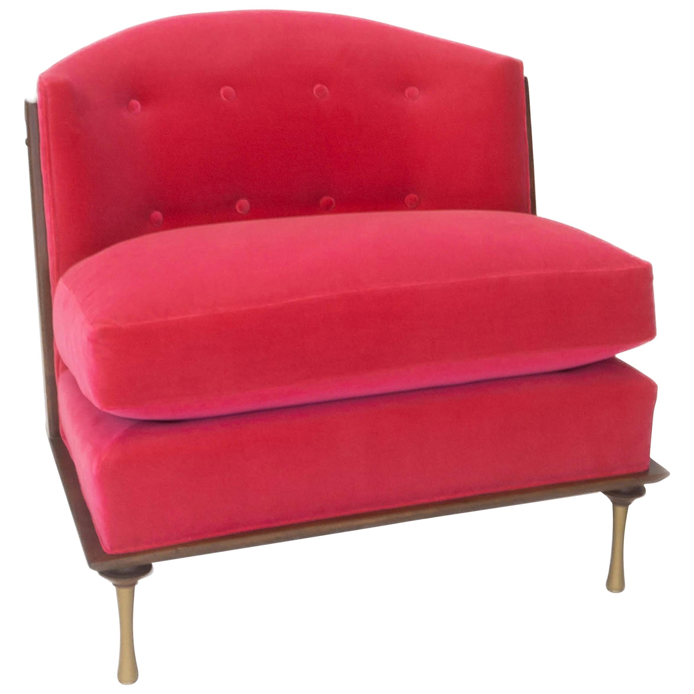 Art Deco Inspired Slipper Chair