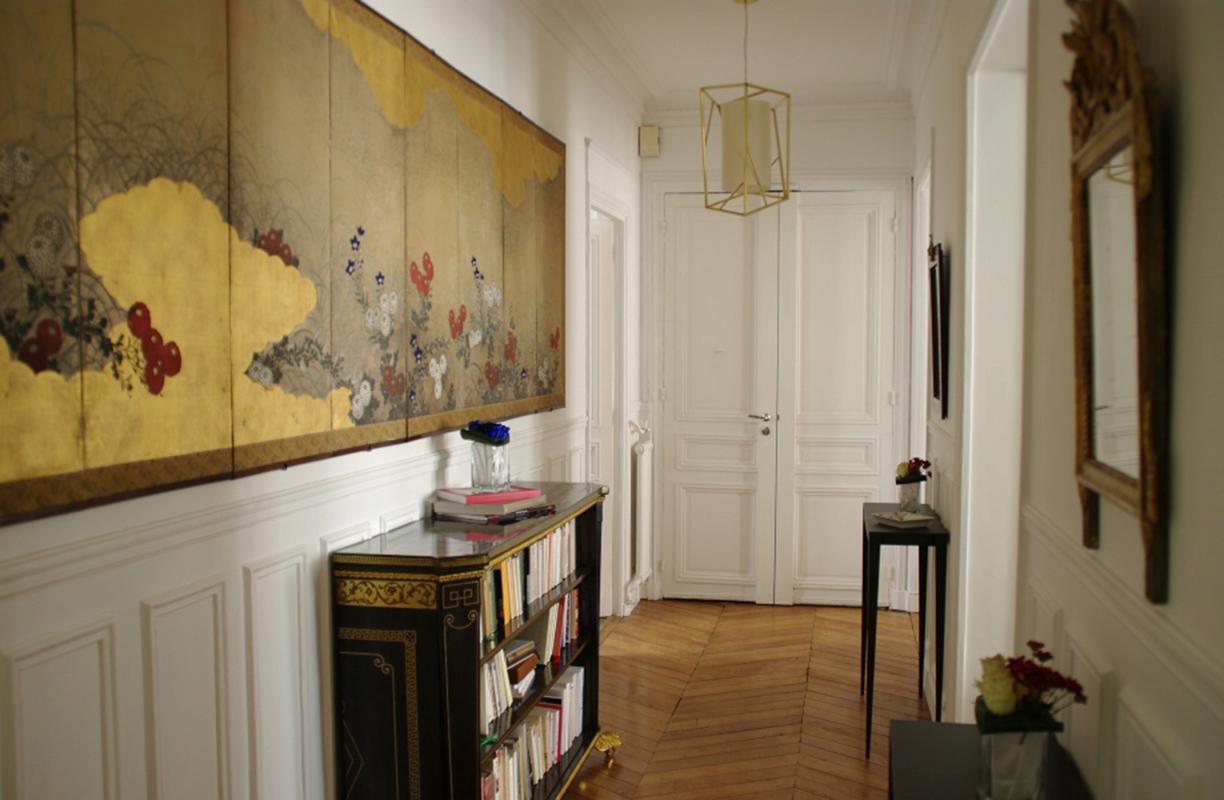 Metal Art Deco Inspired Star III Pendant Lamp Yellow Sun and Linen Shade For Sale