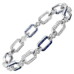 Sapphire Link Bracelets