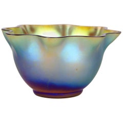 Antique Art Deco Iridescent Bowl by WMF, Germany, circa 1925