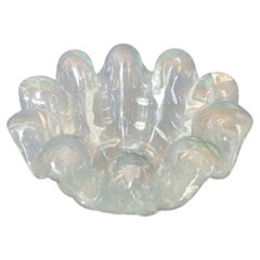 Cuenco de concha iridiscente Art Déco de Ercole Barovier para Barovier & Toso, Italia Años 30