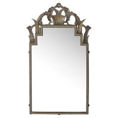 Art Deco Iron Mirror by Marcel Bergue