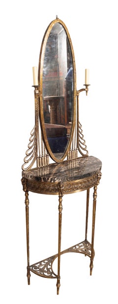 Art Deco Iron Vanity