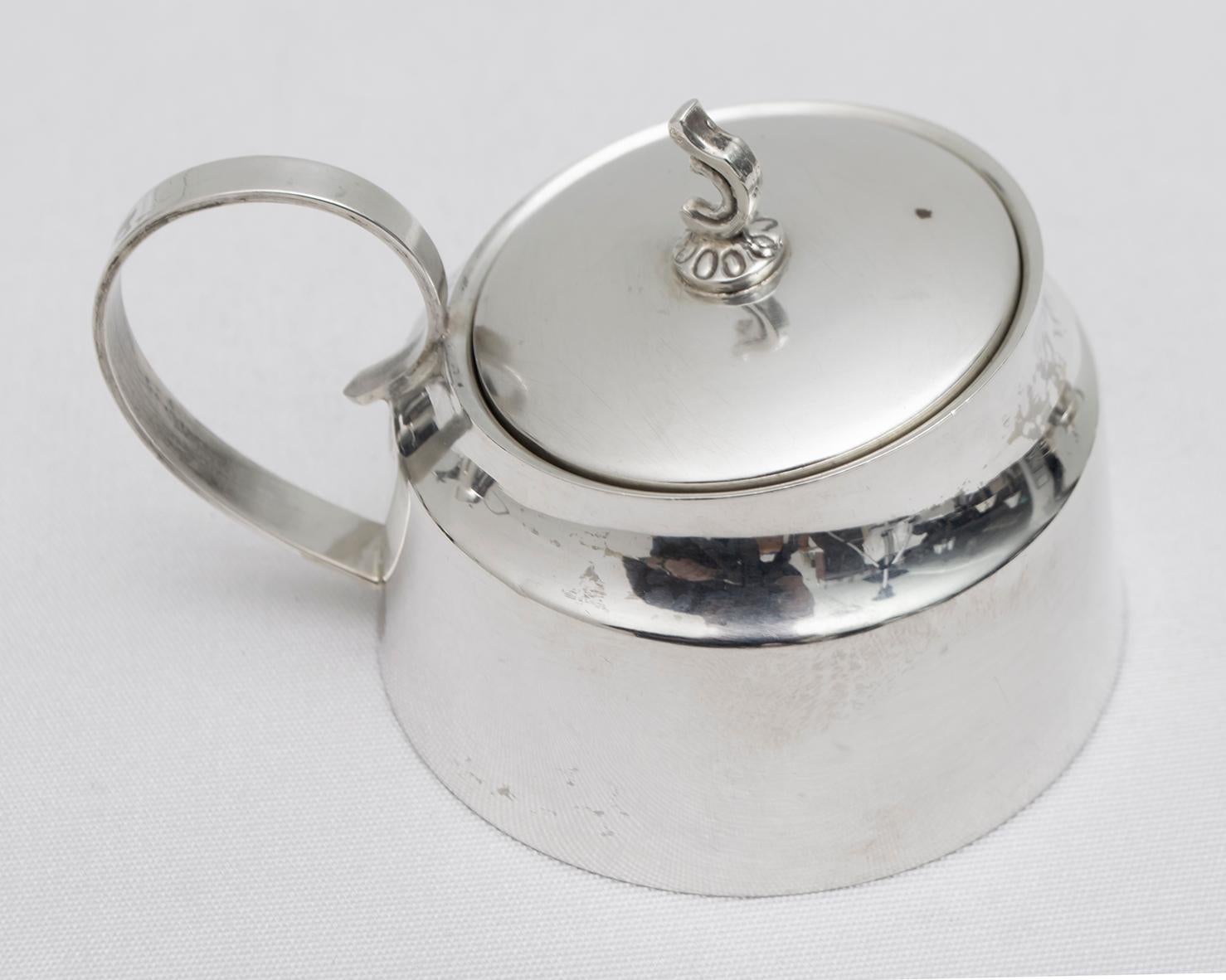 Art Deco Italian 800 Silver Tea Set, 1930 6