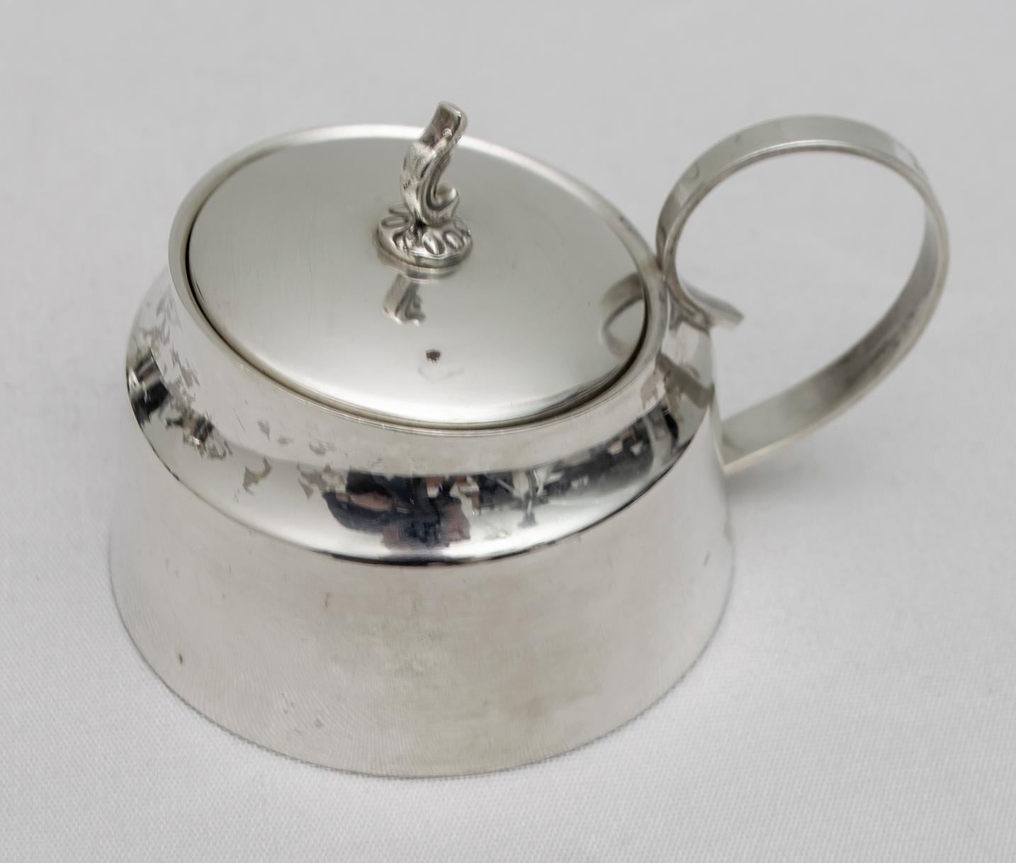 Art Deco Italian 800 Silver Tea Set, 1930 5