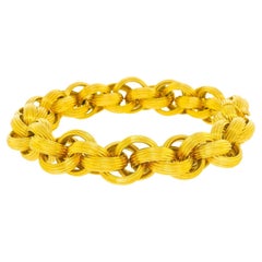 Art Deco Italian Chic Gold Bracelet