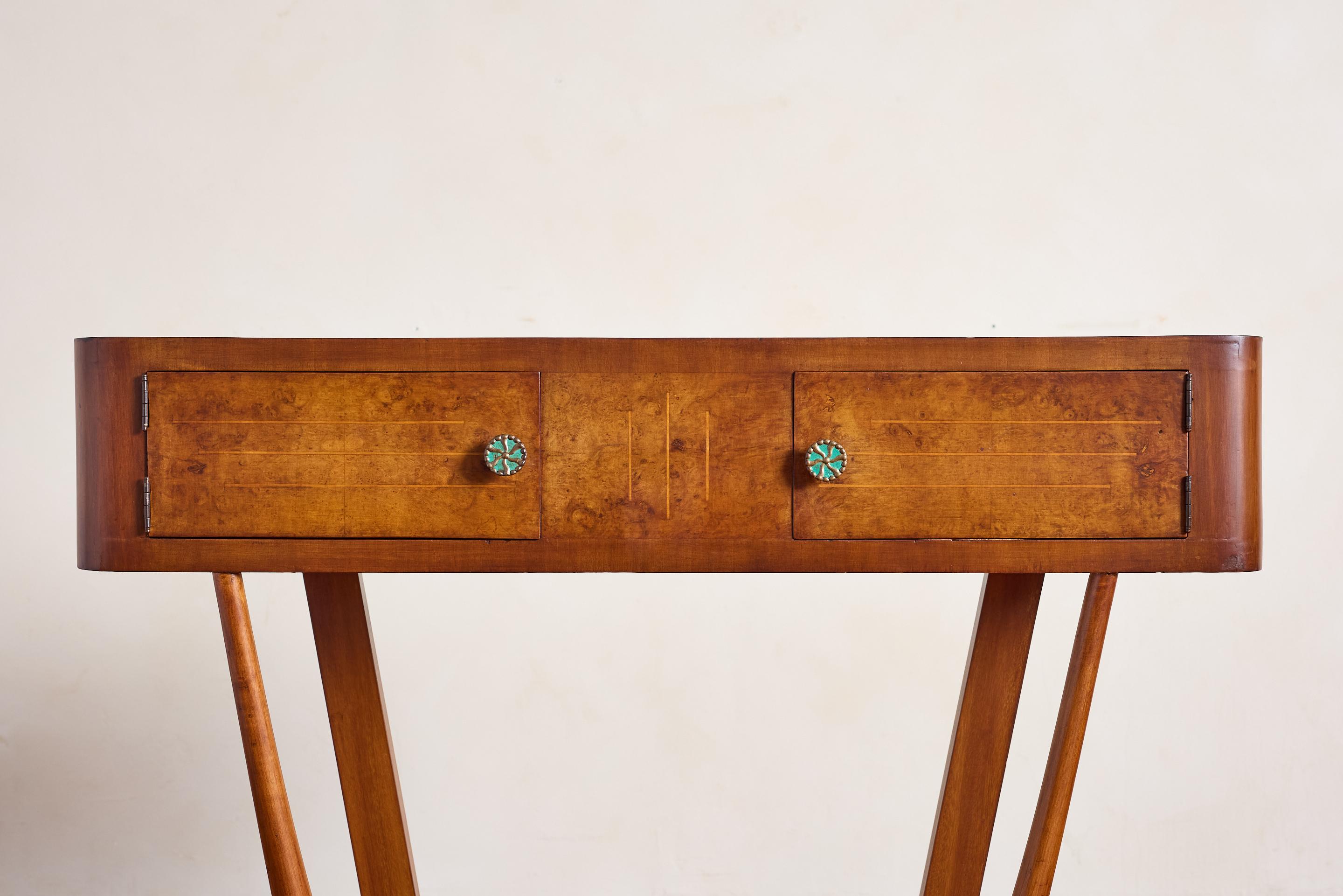 Metà XX secolo Console italiana Art Deco in vendita
