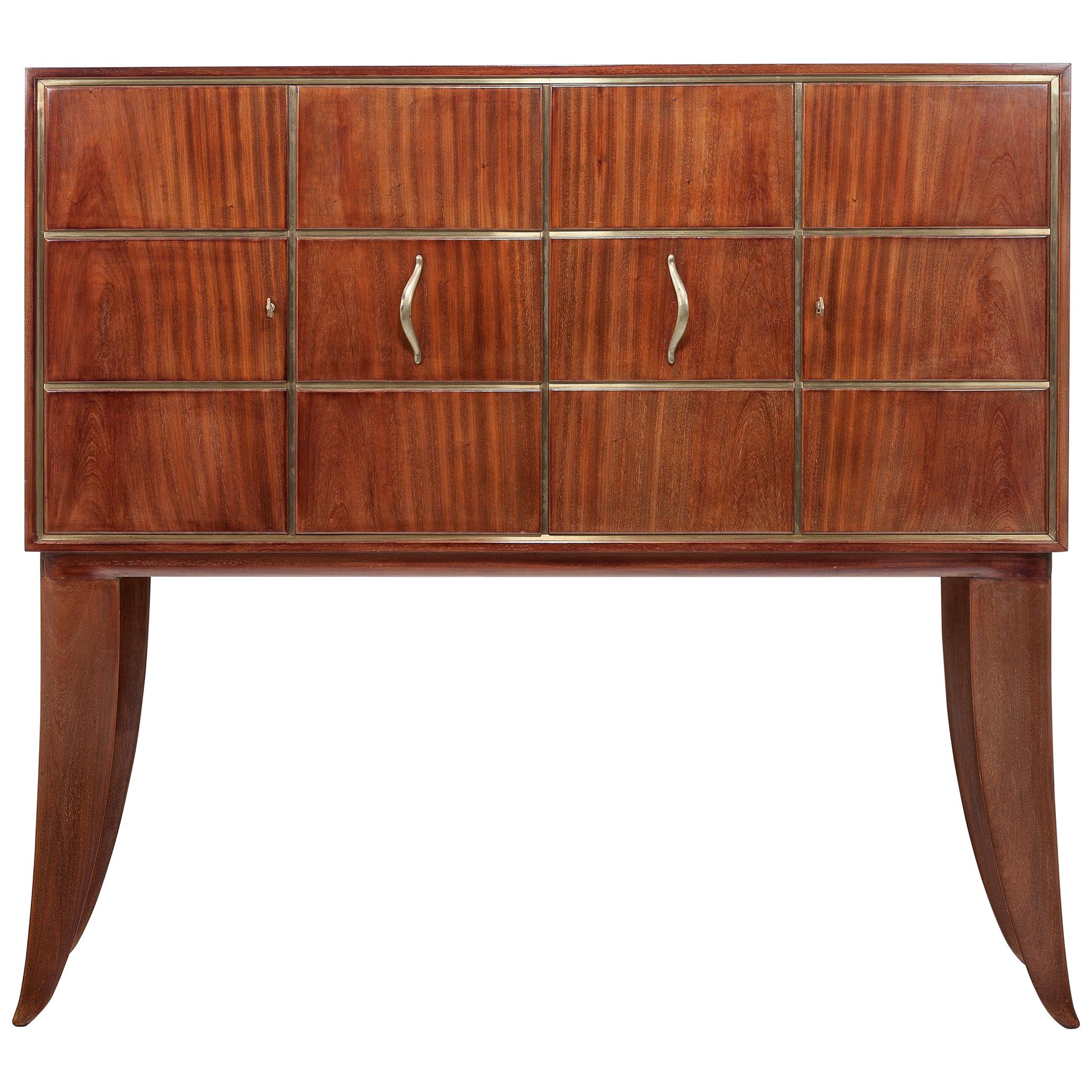 Art Deco, eccezionale mobile bar italiano di Guglielmo Ulrich