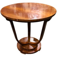 Art Deco Italian Mahogany Side Table, circa 1930