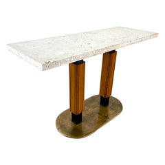 Art Deco Italian Marble Console