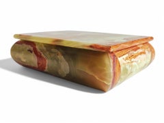 Art Deco Onyx Jewelry Box, Italy 1940s