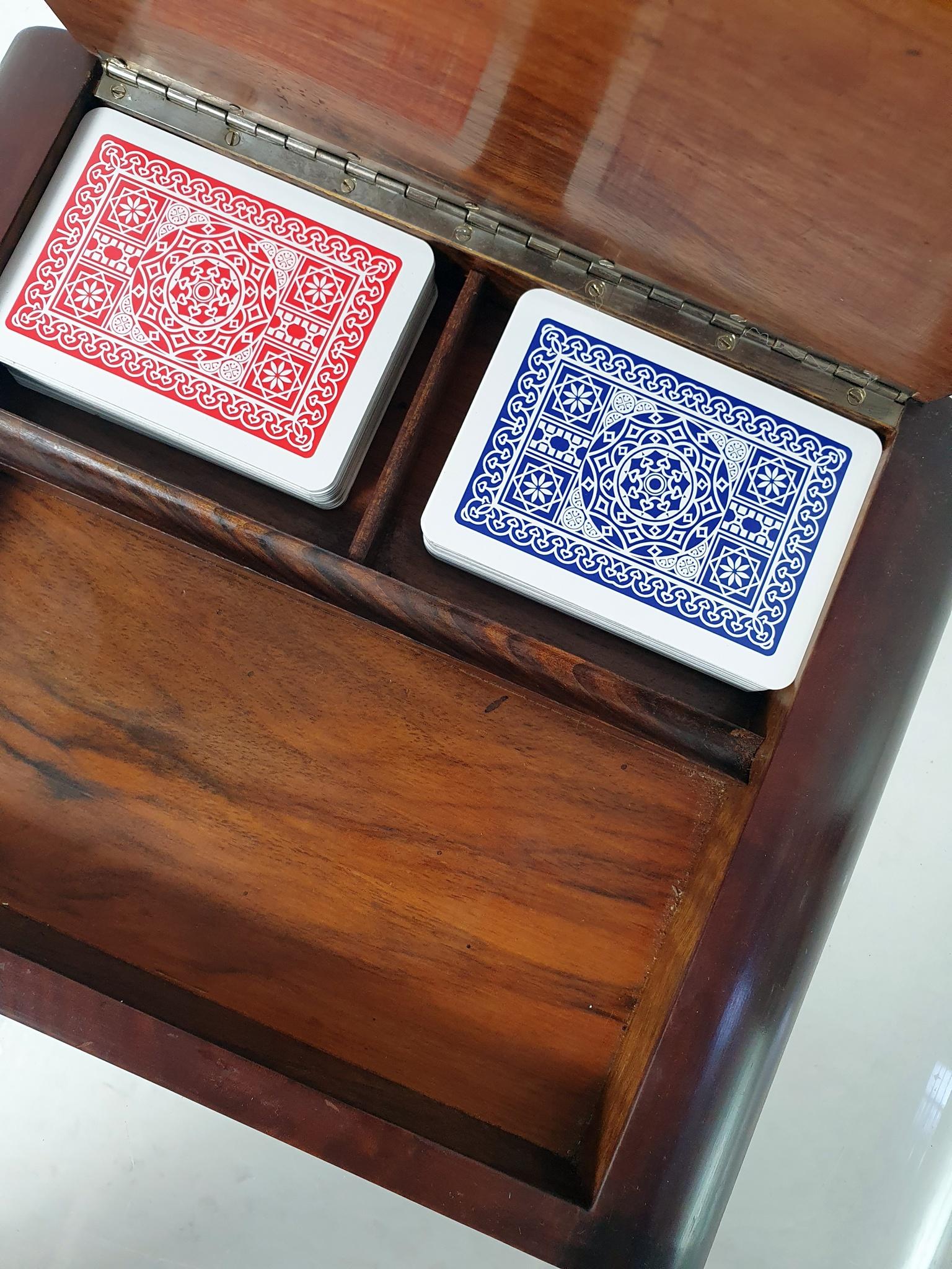 Art Deco Italienische Spielkartenbox im Angebot 1