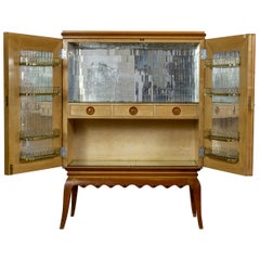 Art Deco Italian Rare Bar Cabinet by Pierluigi Colli