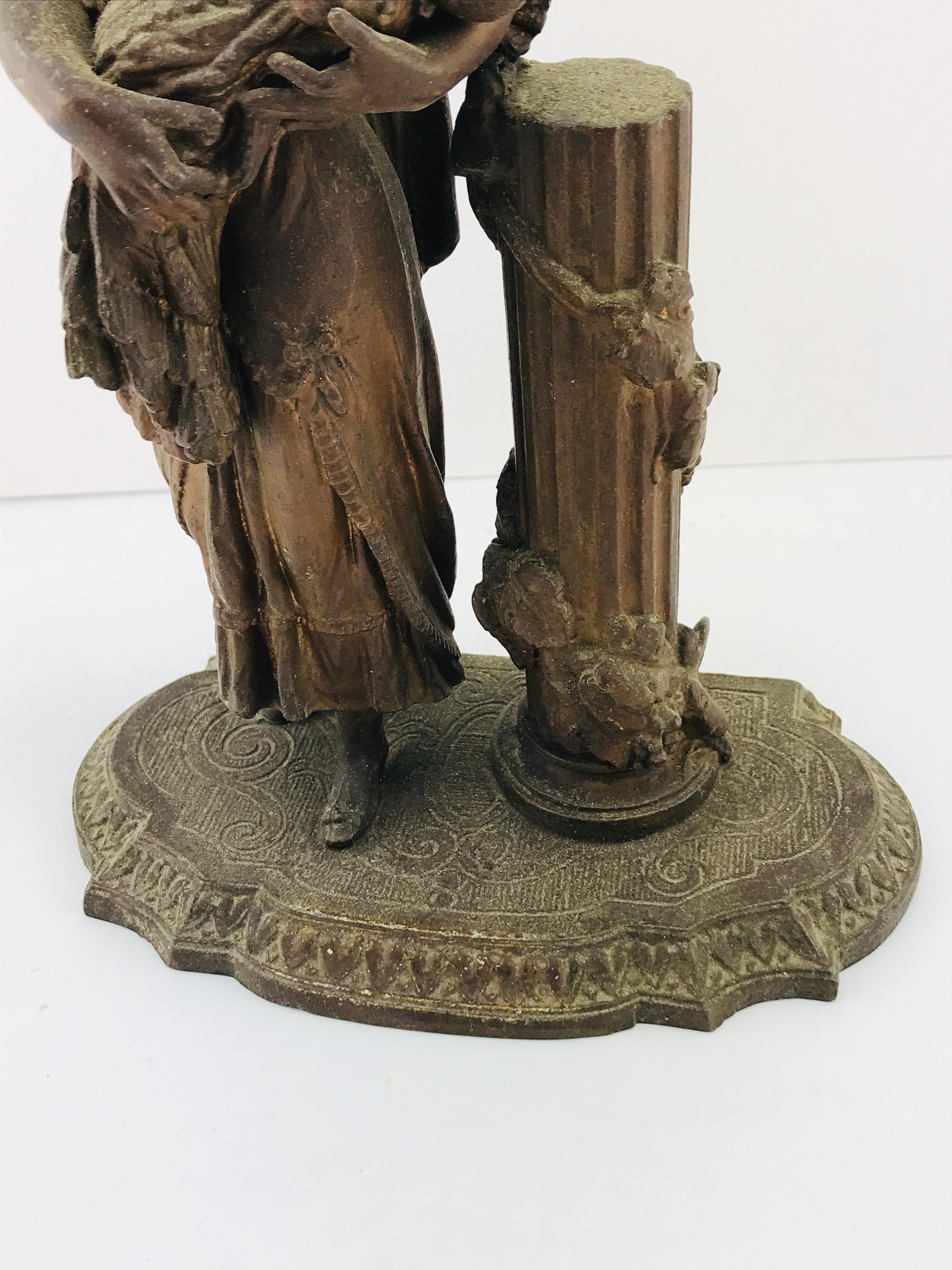 Art Deco Italian Sculpture in Bronze, 1950s For Sale 7