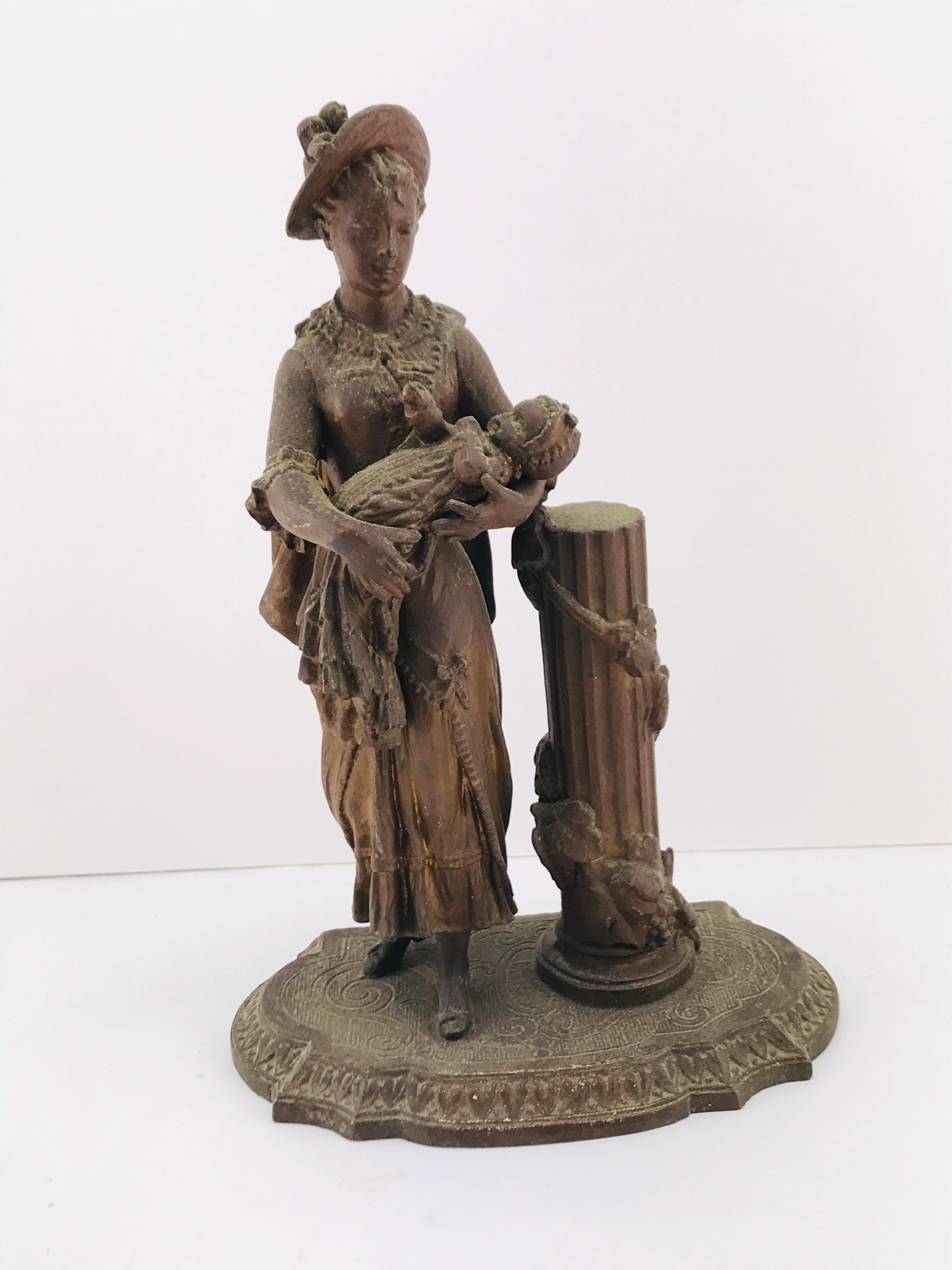 Italiano Scultura italiana Art Déco in bronzo, anni '50 in vendita