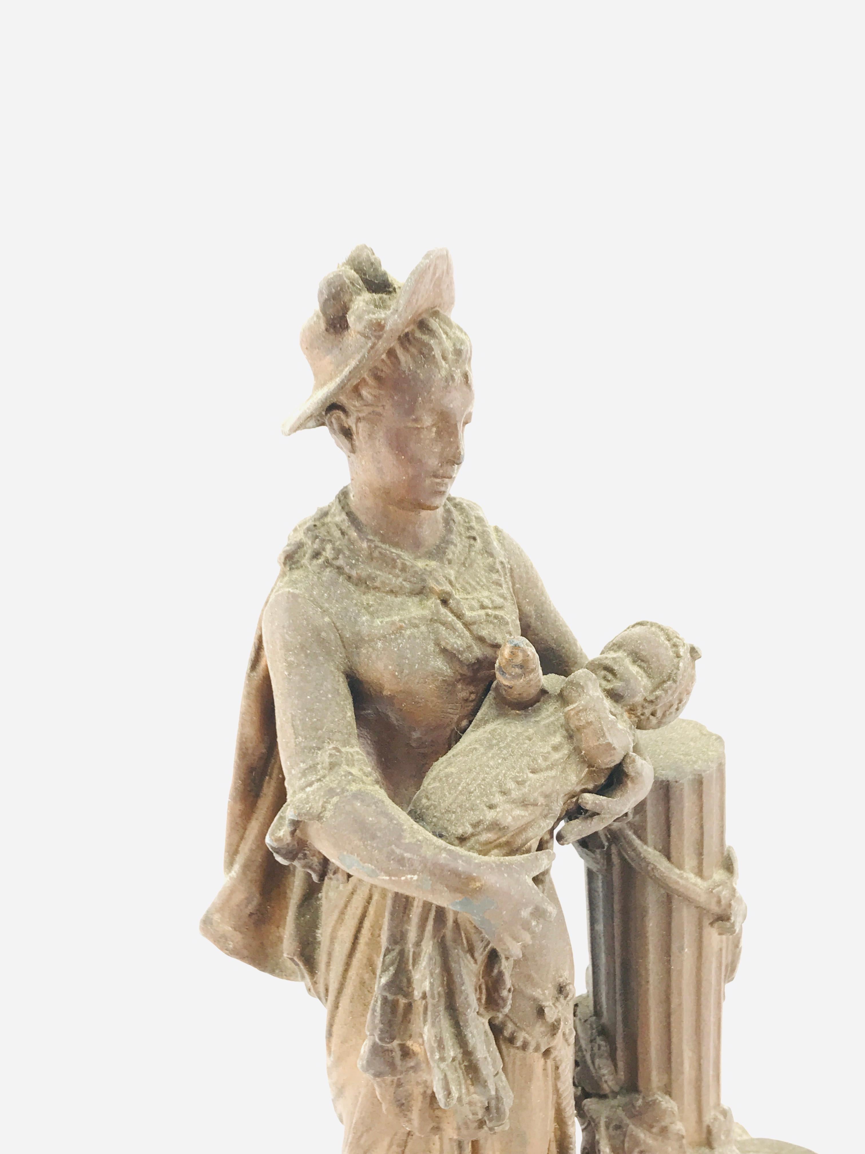 Scultura italiana Art Déco in bronzo, anni '50 in vendita 2