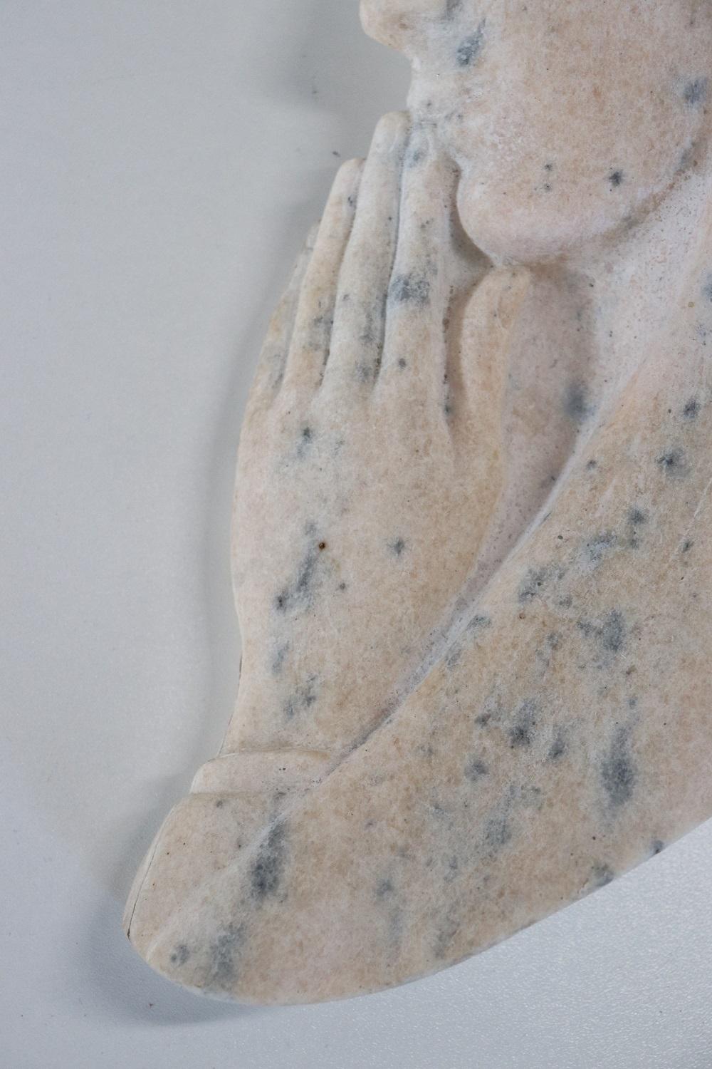 Art Deco Italian Sculpture in Precious Pink Marble from Portugal For Sale 2