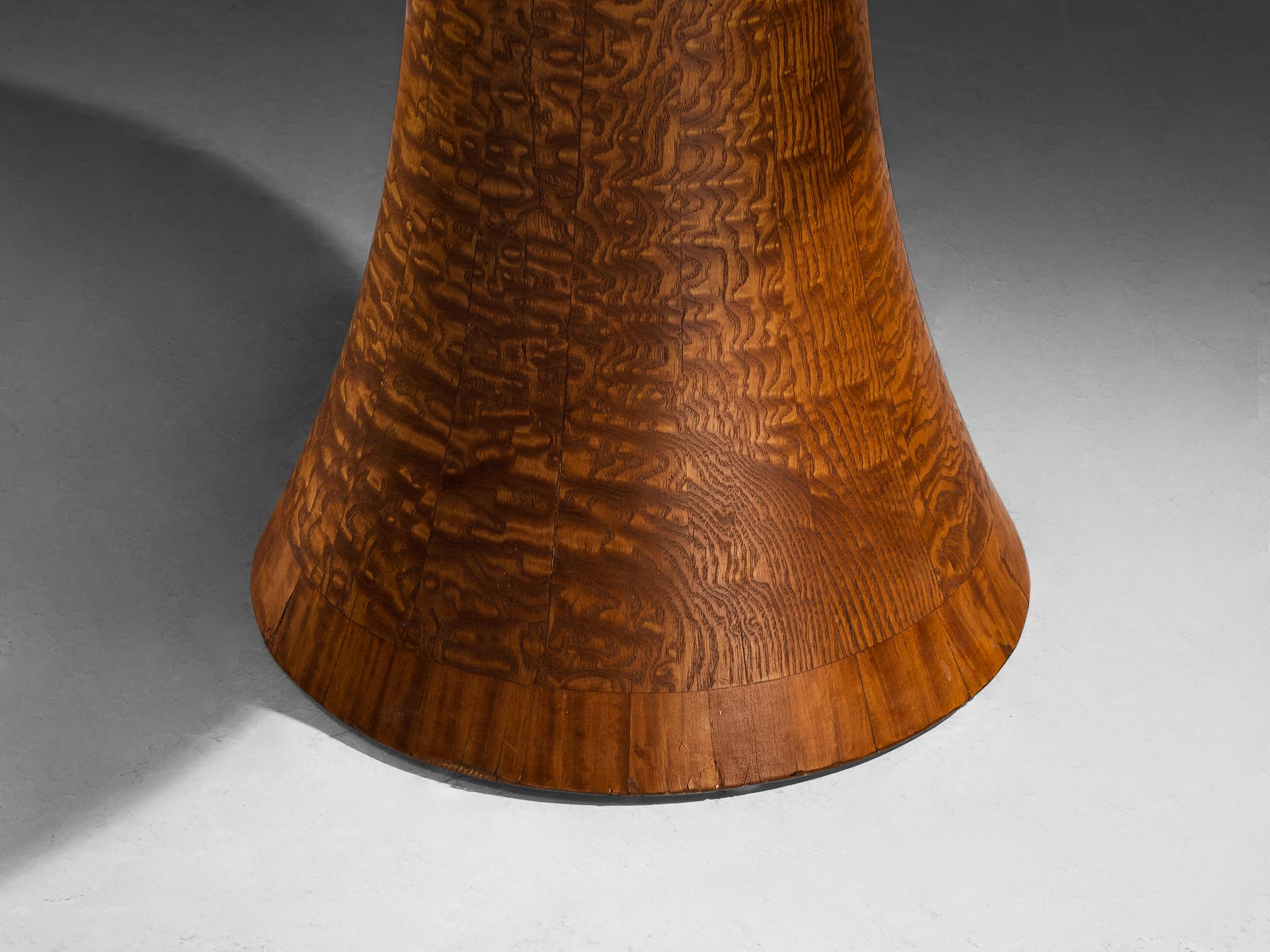 Mesa Auxiliar Art Decó Italiana de Madera Burl en venta 3