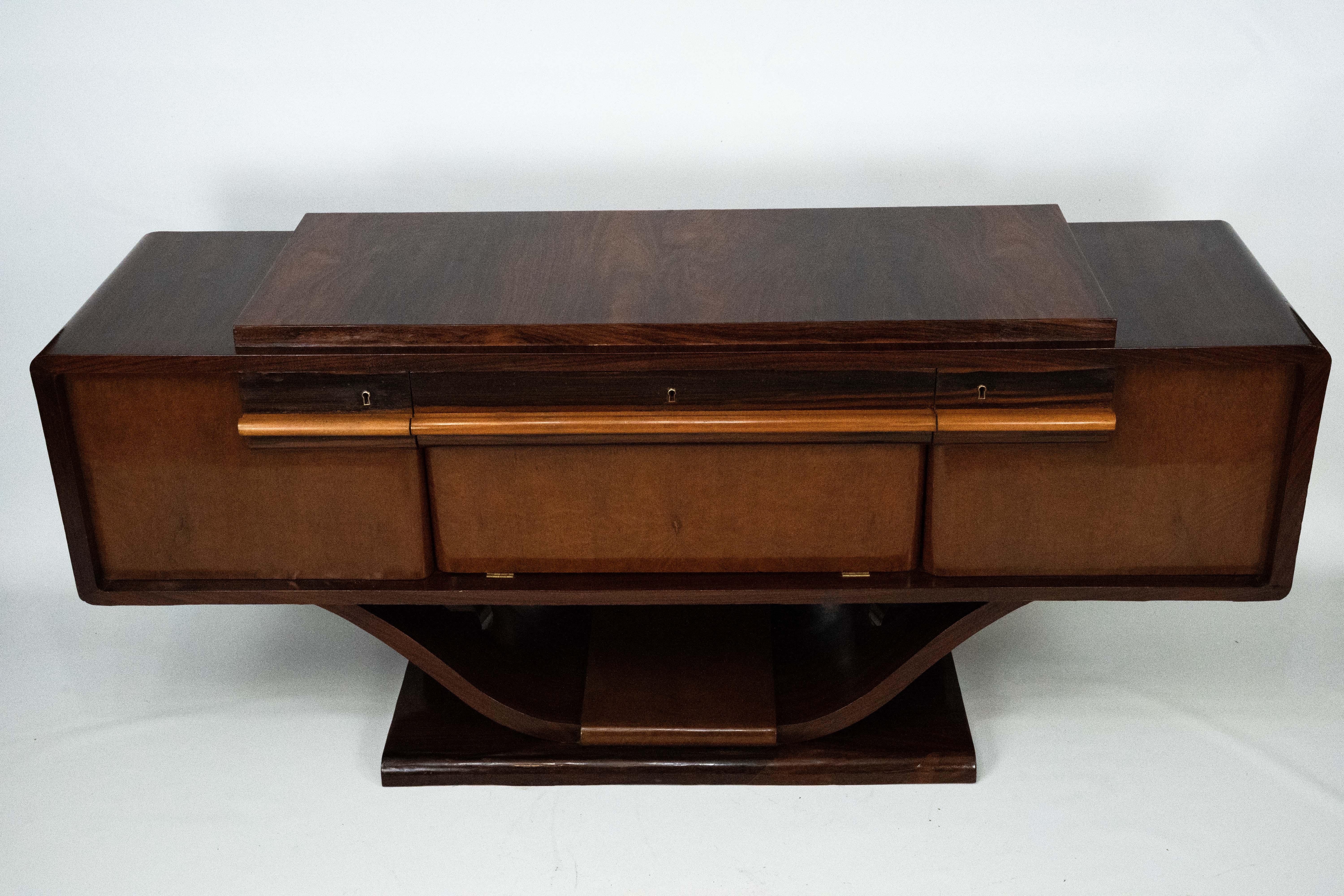 Buffet italien Art Déco, années 1920 Bon état - En vente à Catania, CT