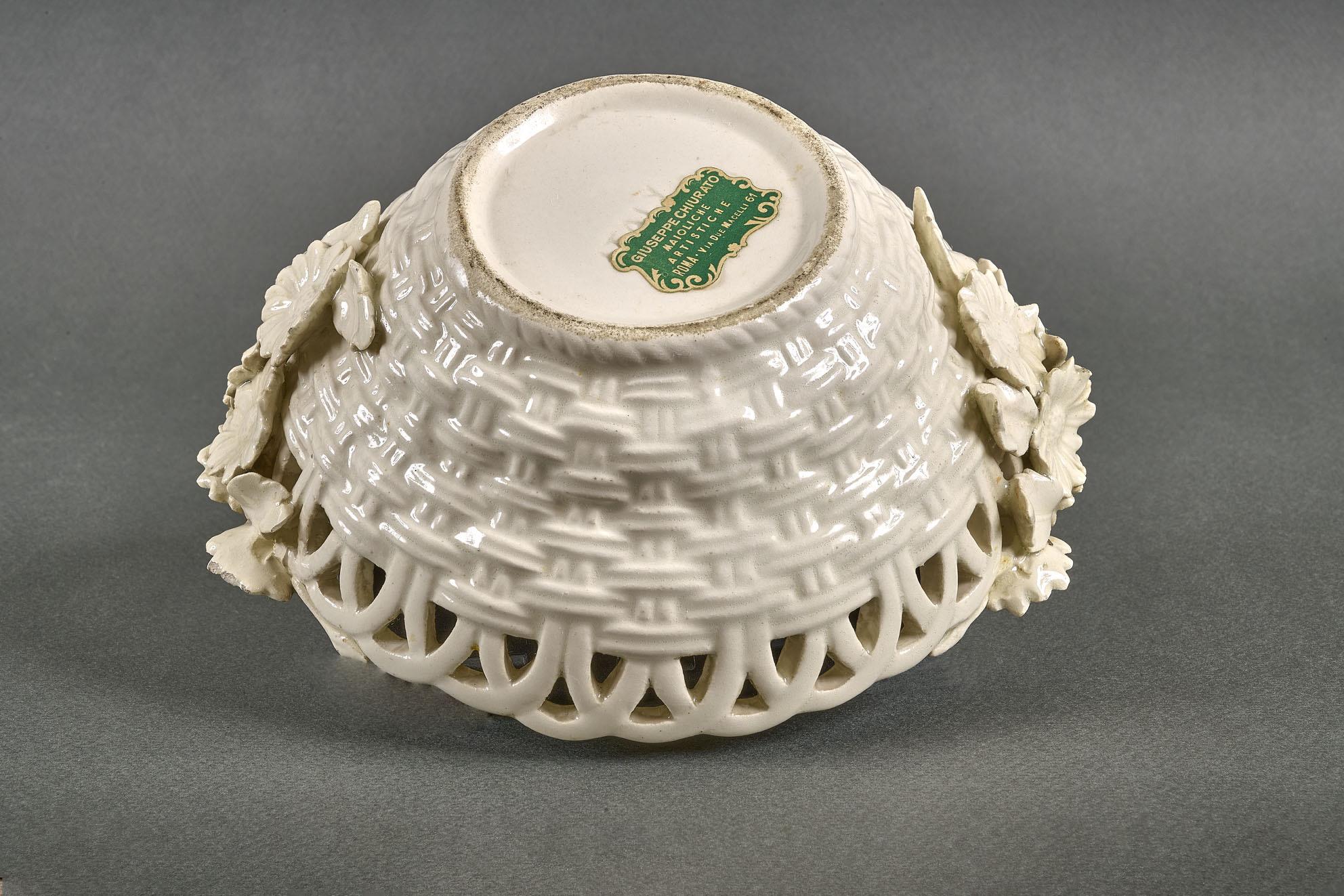 20ième siècle Vase en céramique signé Art Decò italien en vente