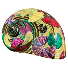 Art Decò Italian Signed Hand-Painted Wunderkammer Item