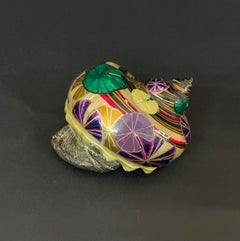 Art Decò Italian Signed Hand-Painted Wunderkammer Item