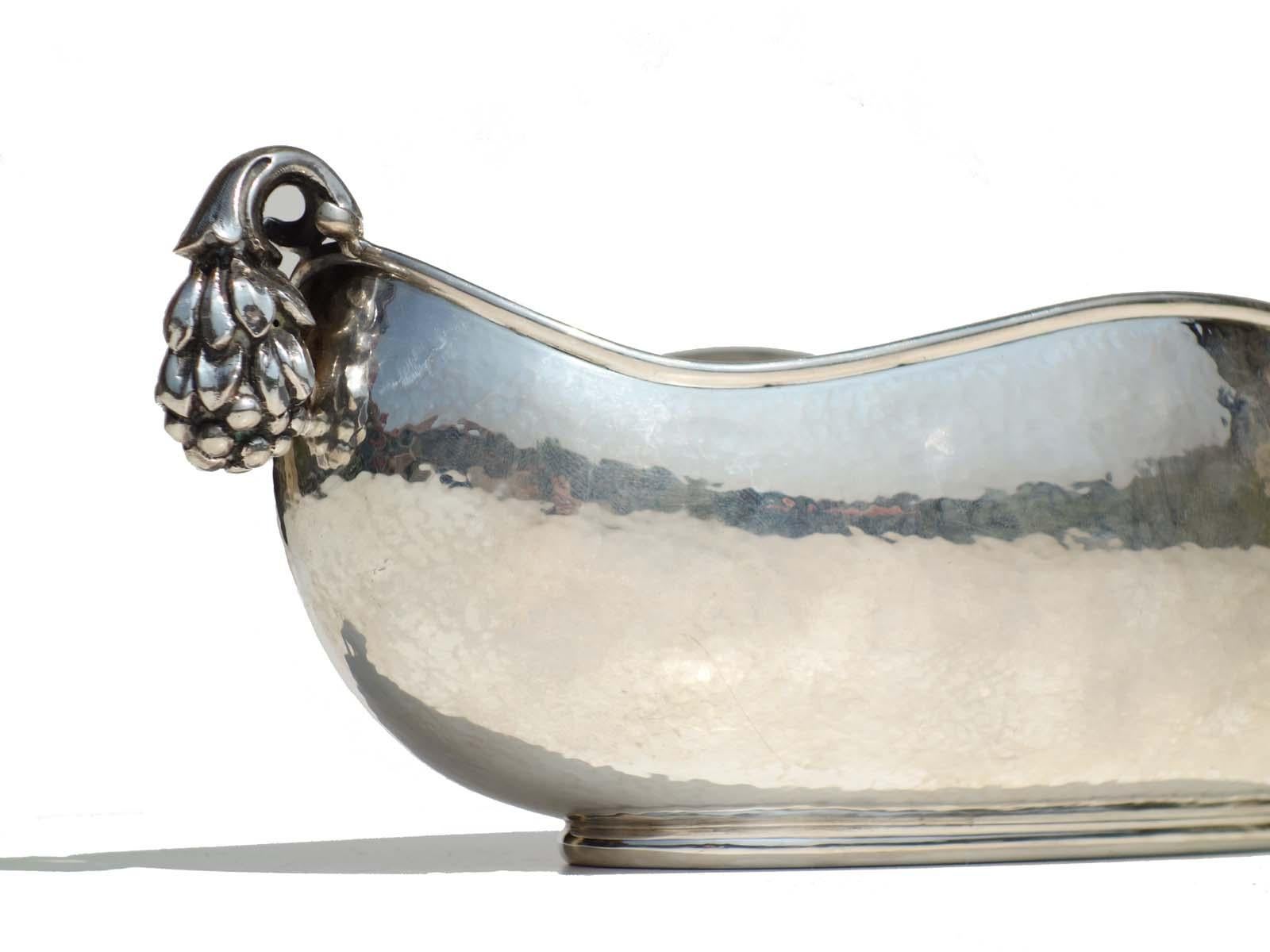 Art Deco Italian Silver Vase by Eros Genazzi, 1930s 2