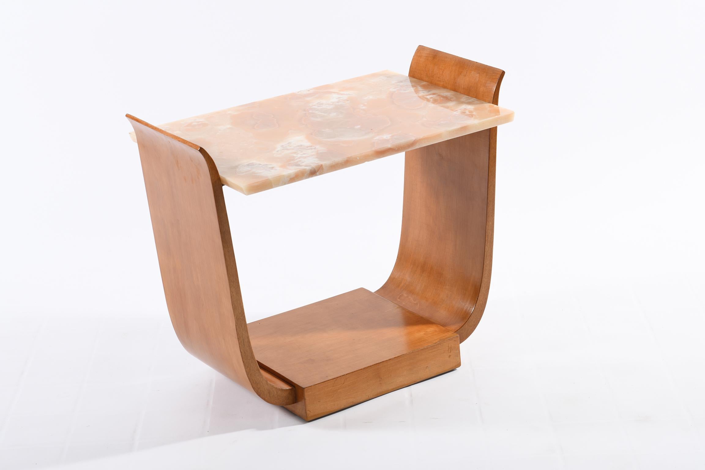 u shaped side table