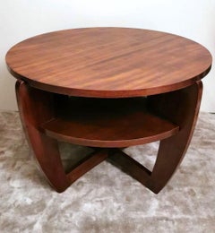 Art Deco Italian Walnut Coffee Table
