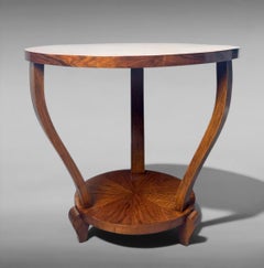 Art Deco Italian Walnut Coffee Table
