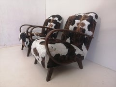 Art Deco J. Halabala, 2x Armchair