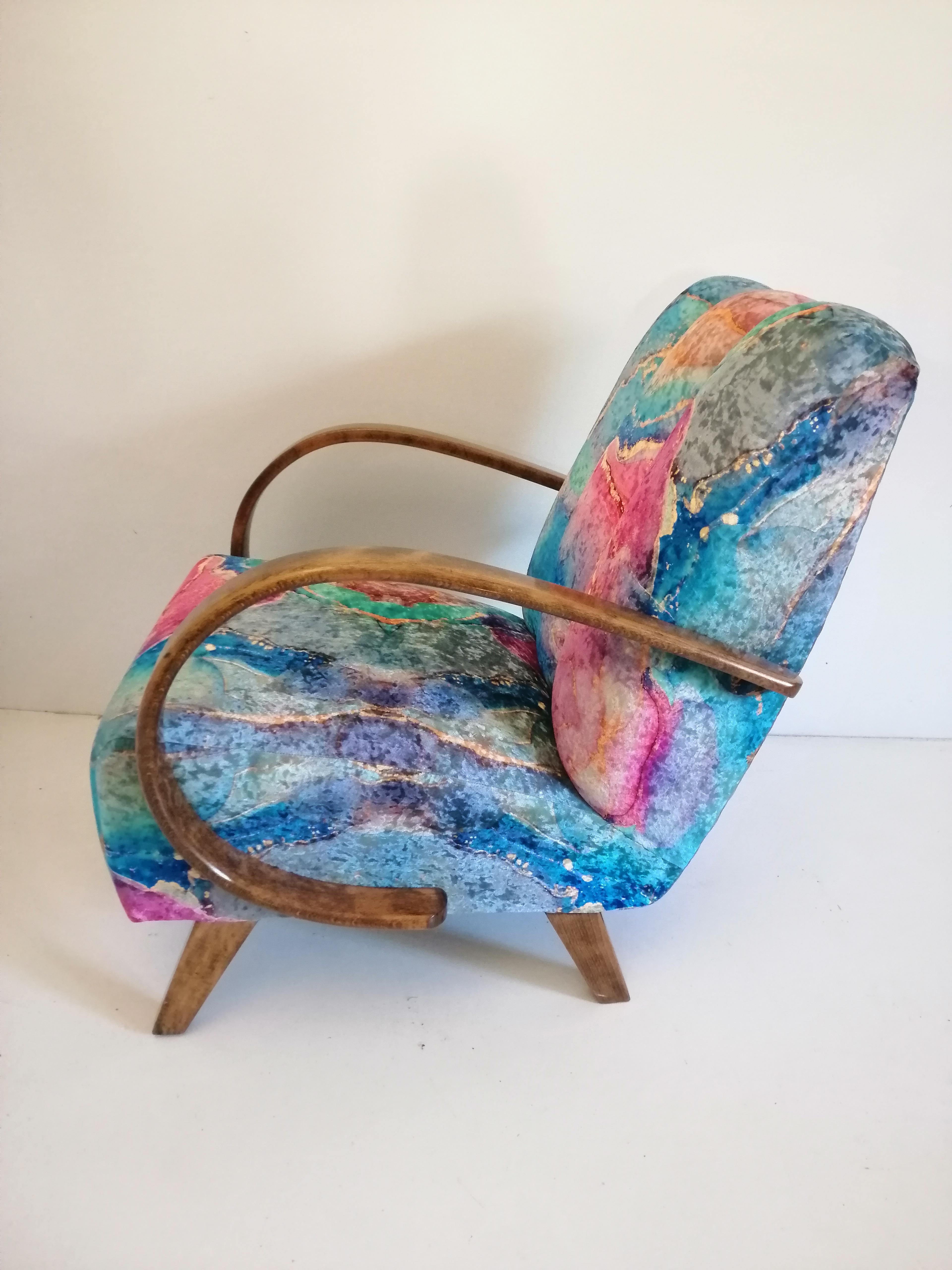 Fauteuil Art Déco J. Halabala en vente 3
