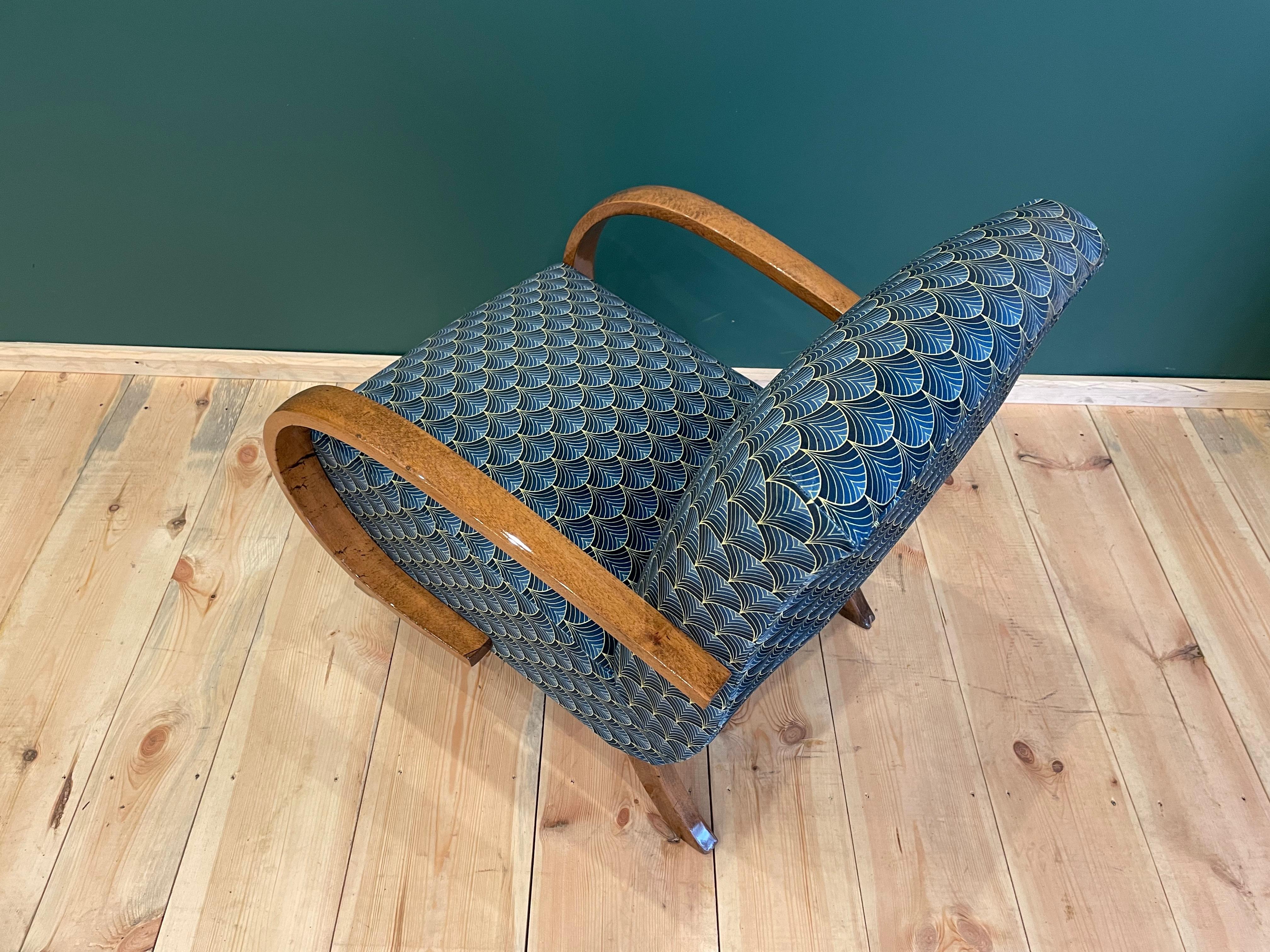 Sillón Art Decó J. Halabala en venta 5