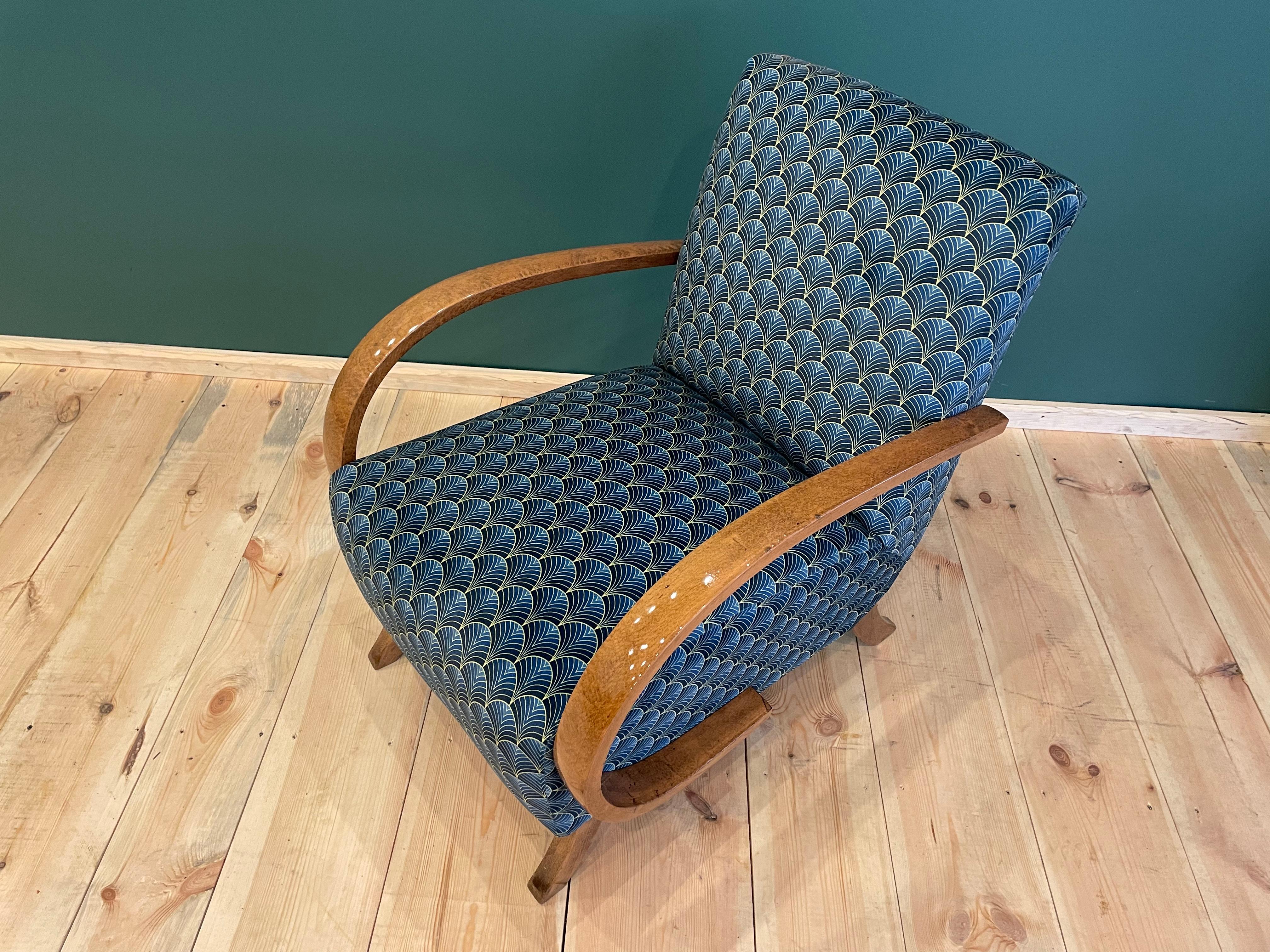 Sillón Art Decó J. Halabala en venta 6