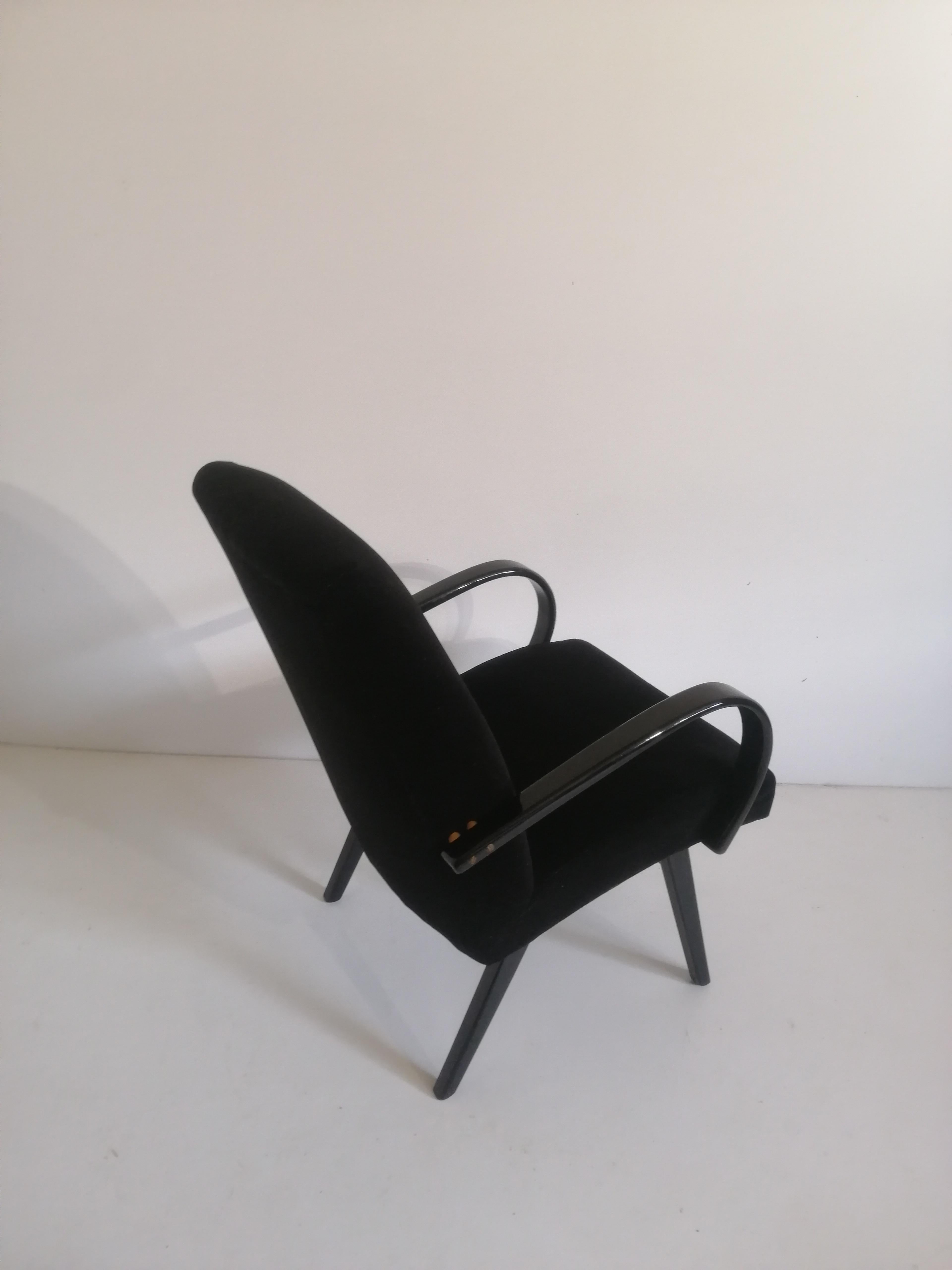 Czech Art Deco J. Halabala Armchair For Sale