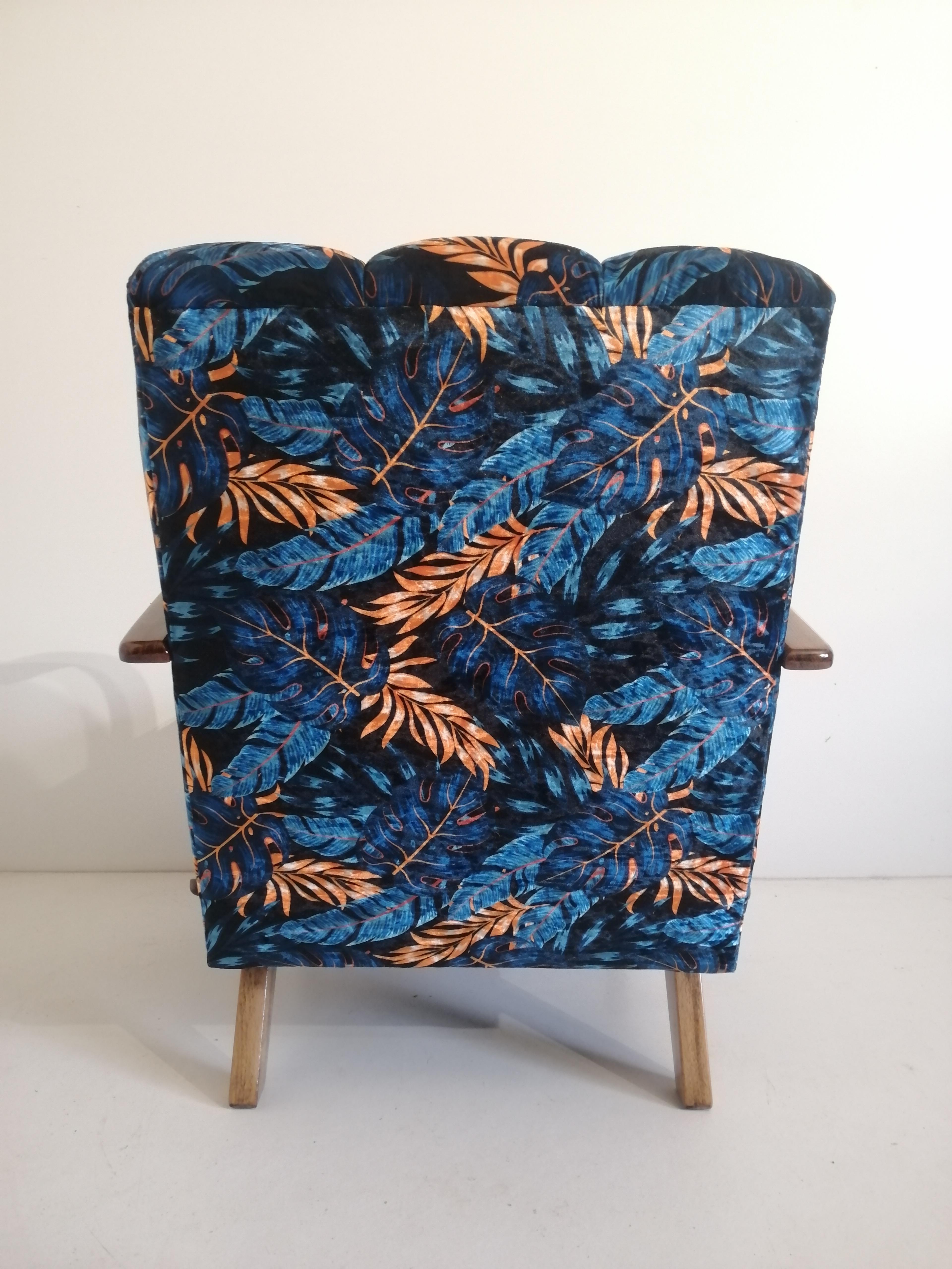 Fauteuil Art Déco J. Halabala Bon état - En vente à Kraków, Małopolska