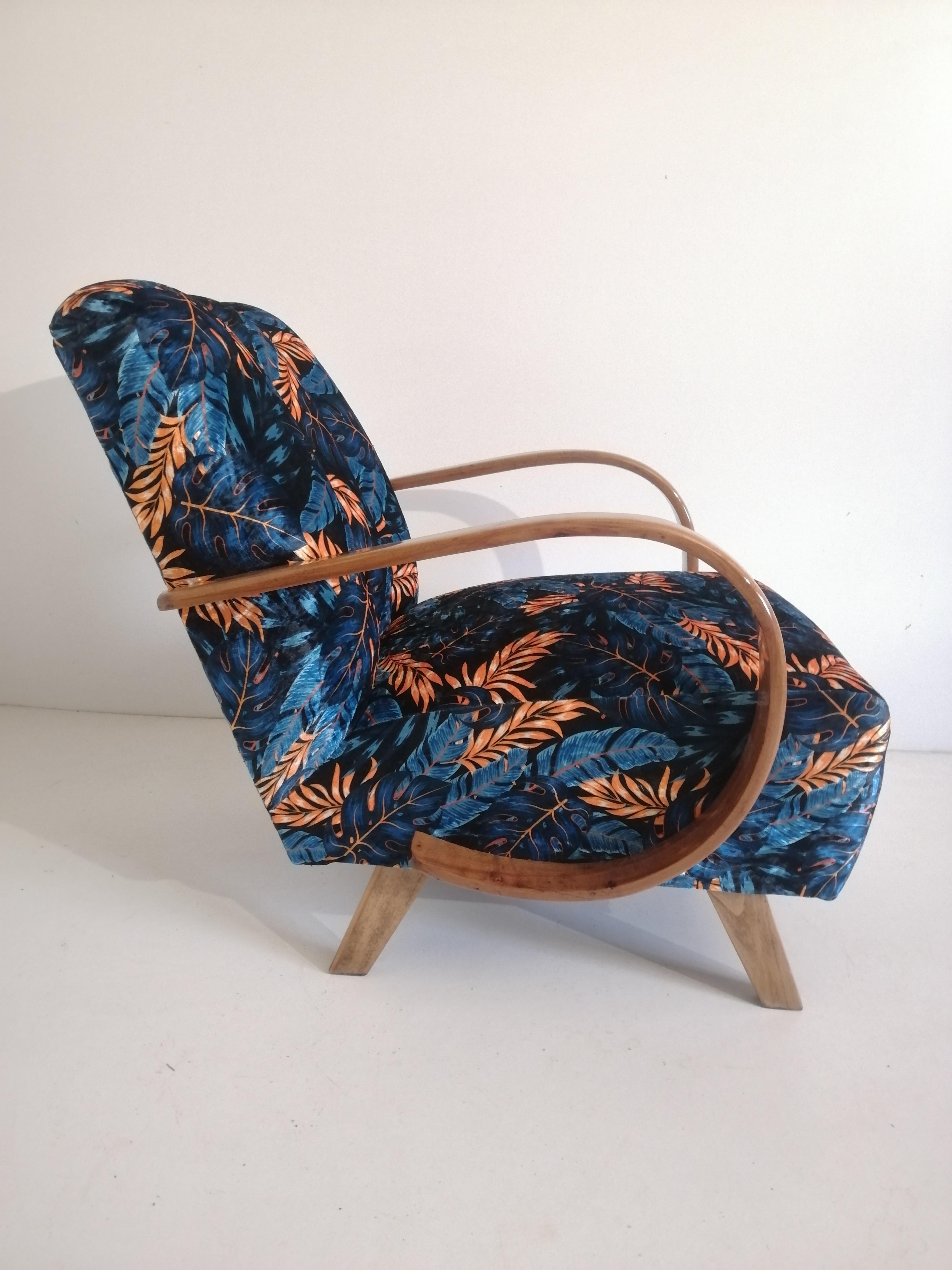 Milieu du XXe siècle Fauteuil Art Déco J. Halabala en vente