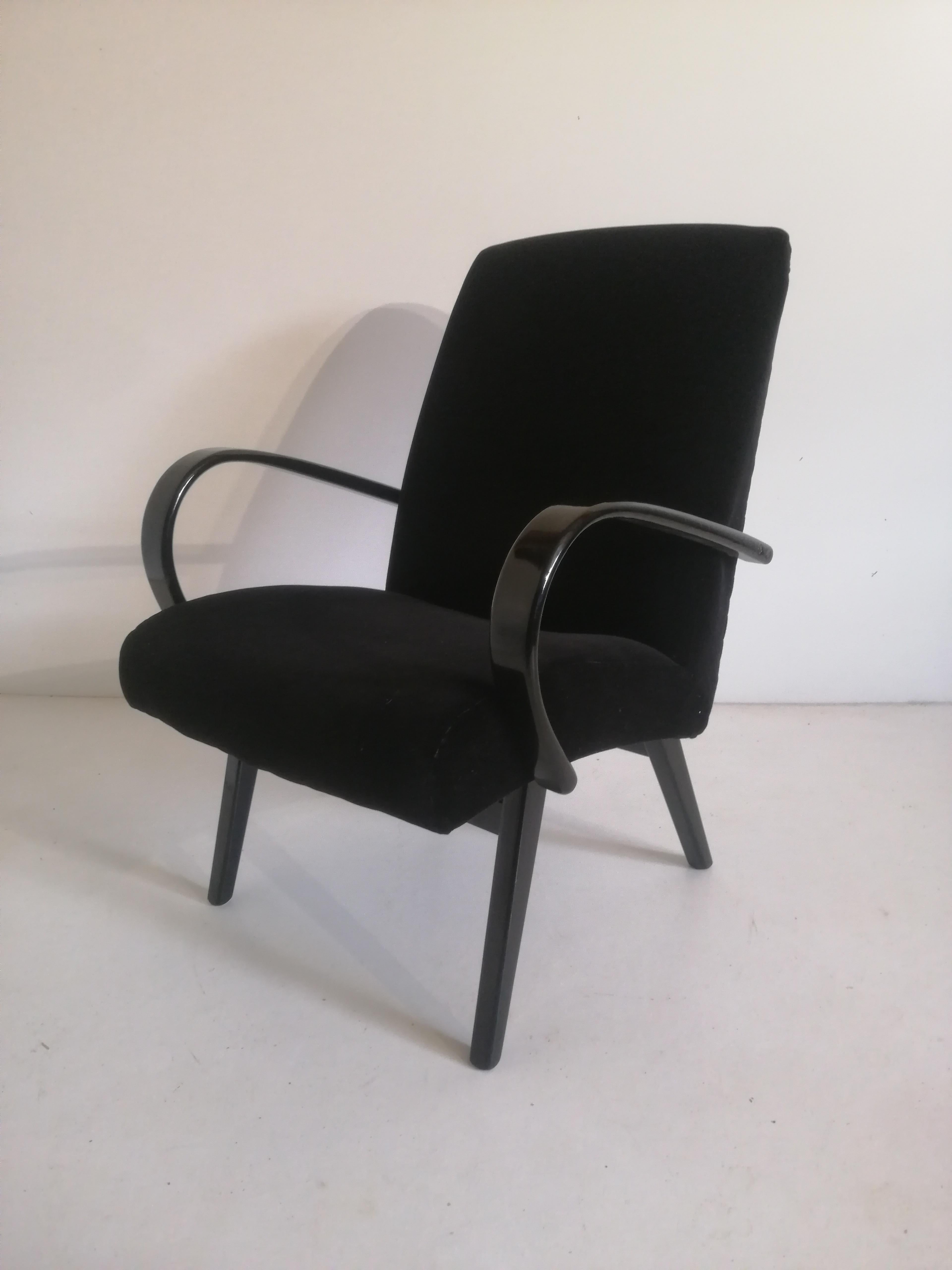 Art Deco J. Halabala Armchair For Sale 2