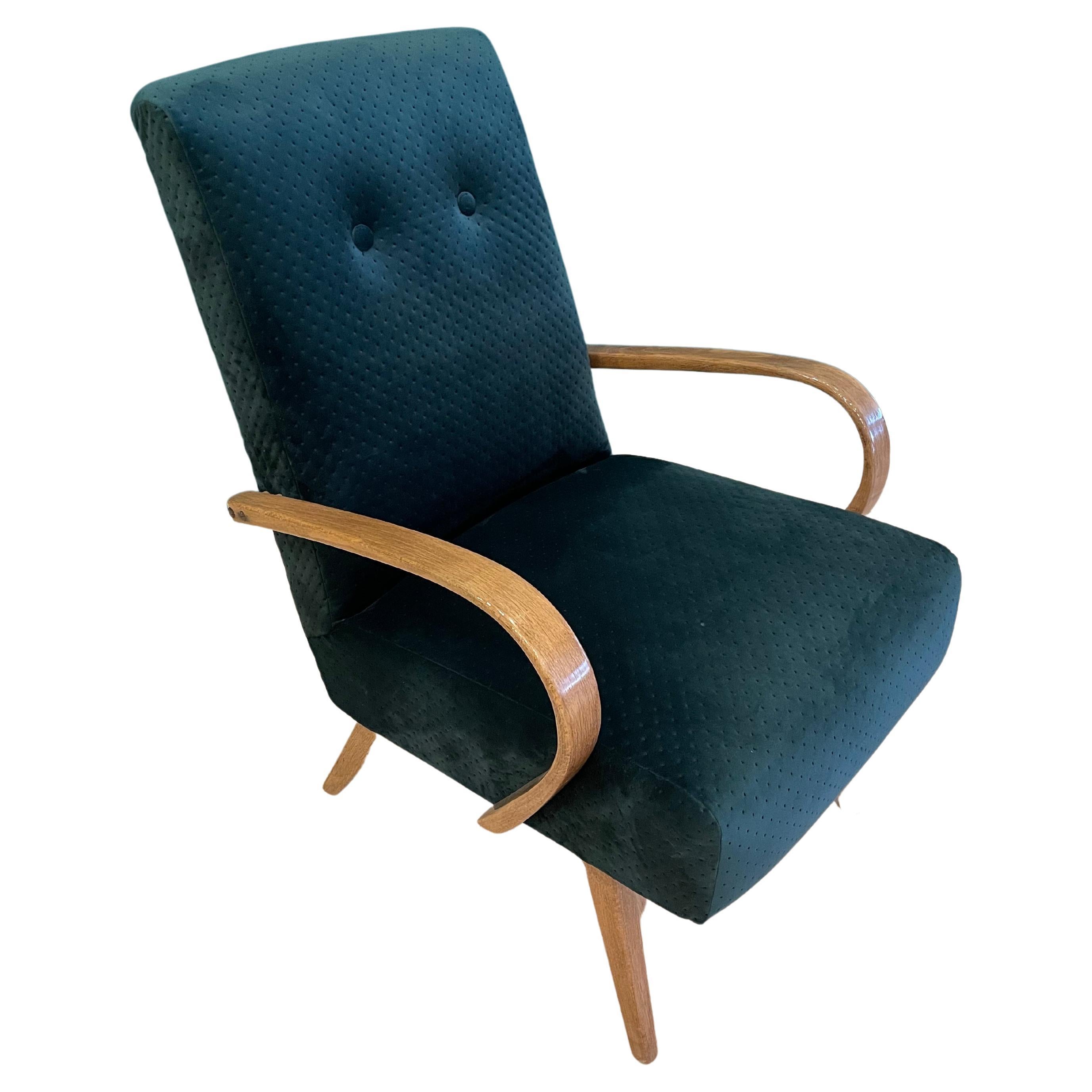 Fauteuil Art Déco J. Halabala en vente