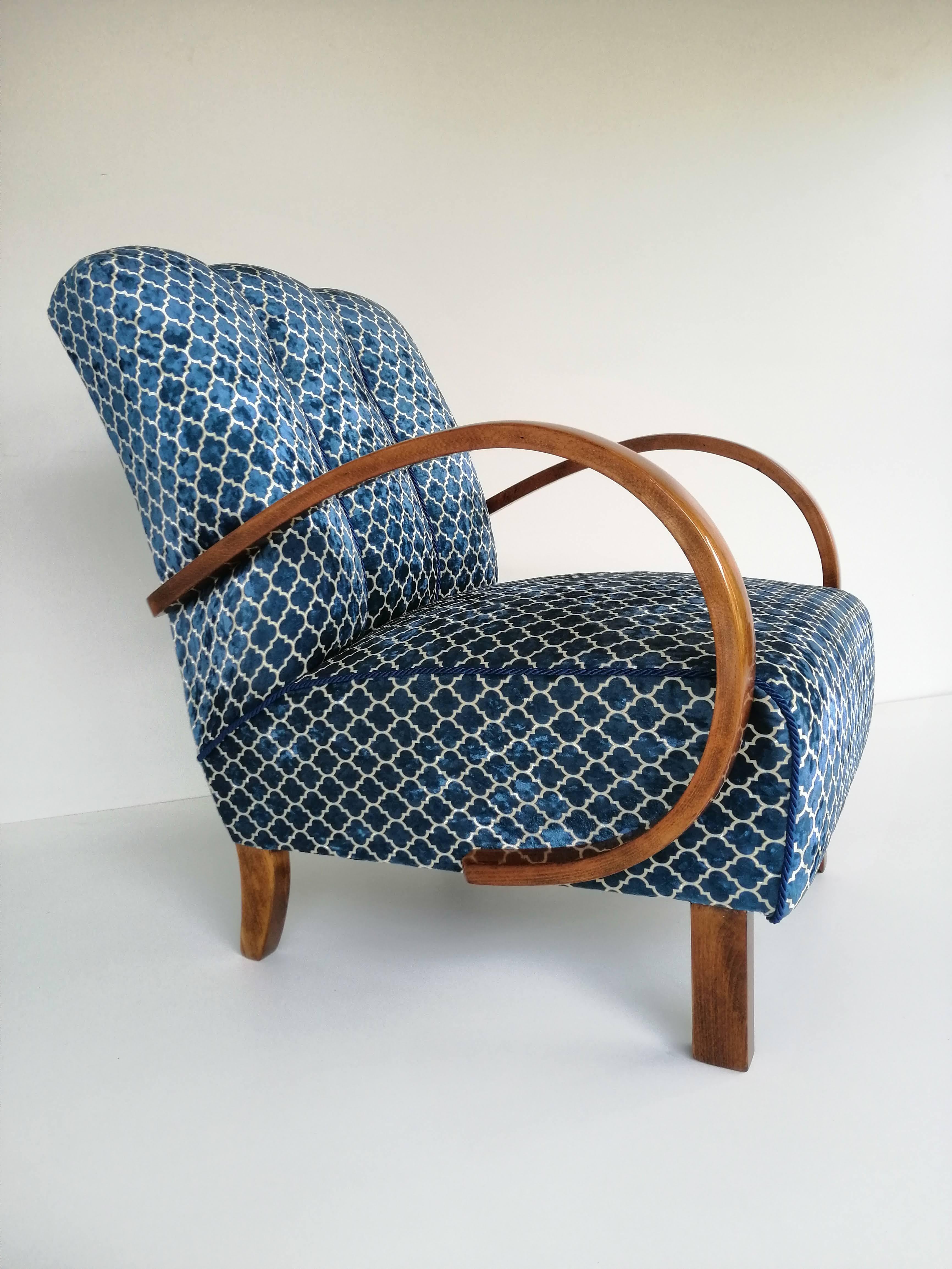 Sillón Art Decó J. Halabala . en venta 3