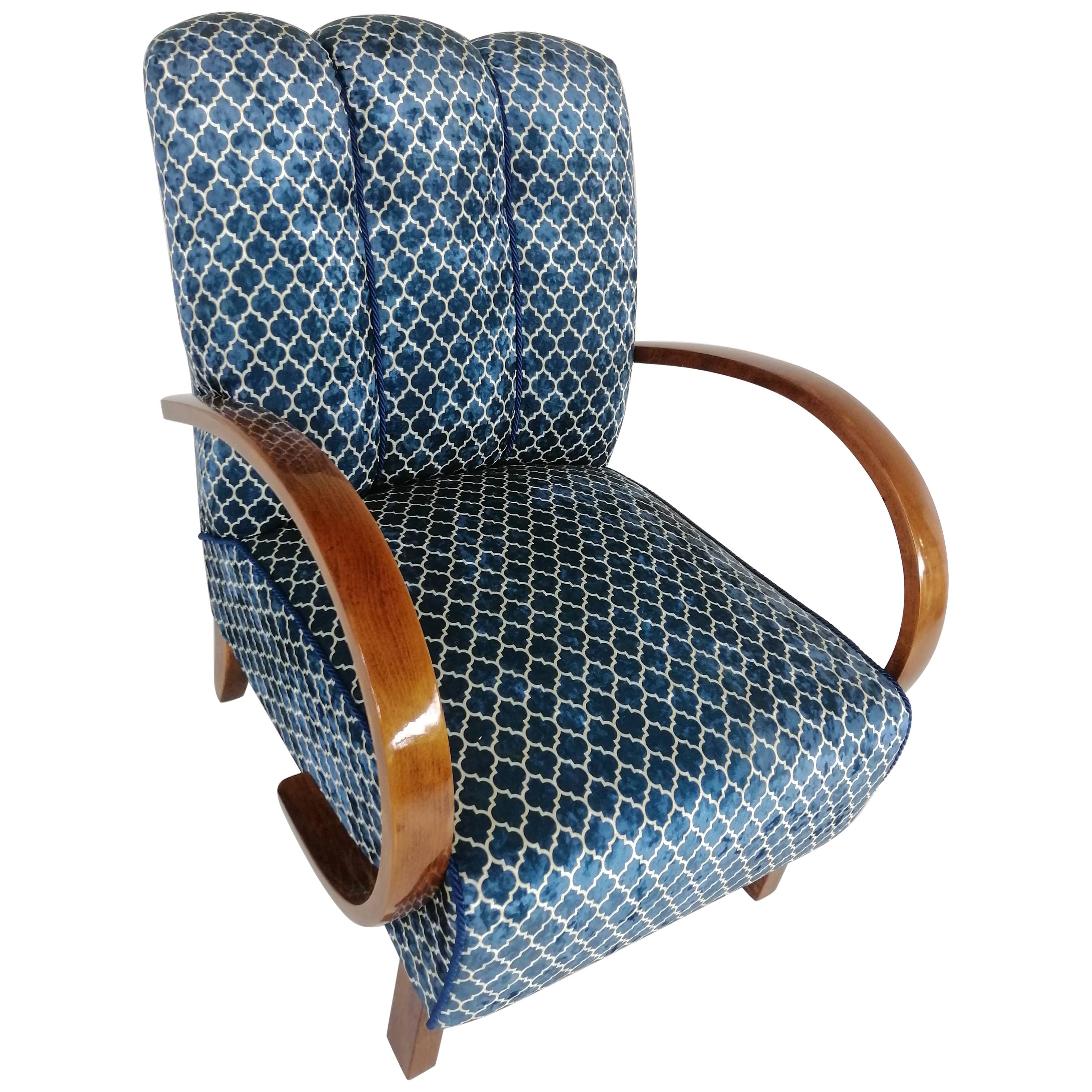 Art Deco J. Halabala Armchair .