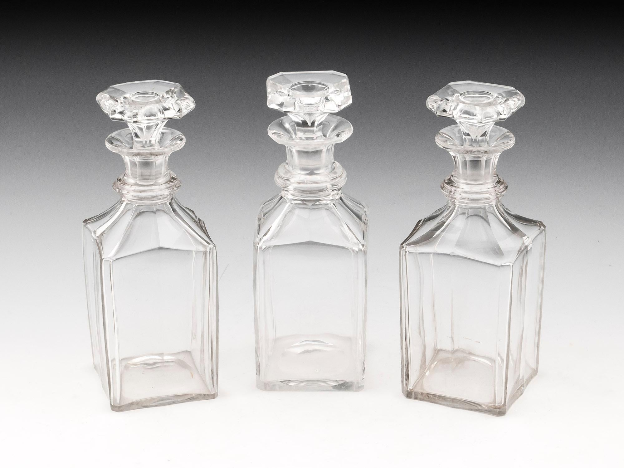 Glass Art Deco Tantalus  Jacques Adnet  For Sale